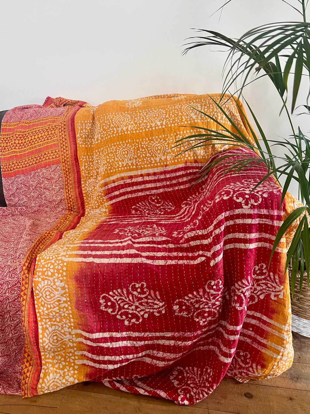 Sundar - Indian Kantha Quilt