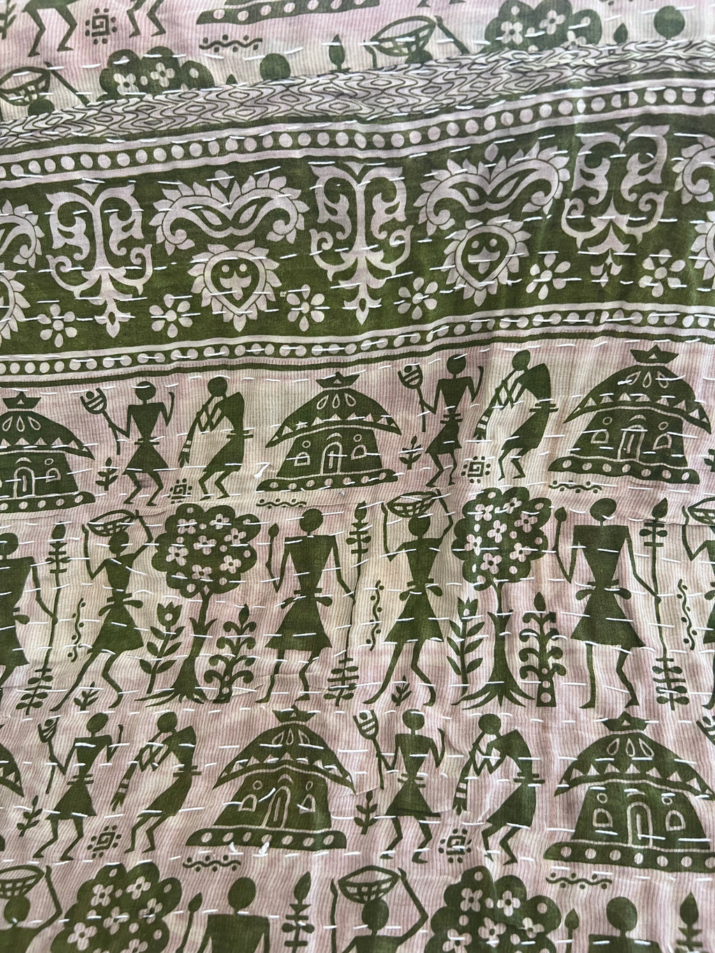 Mohana - Indian Kantha Quilt