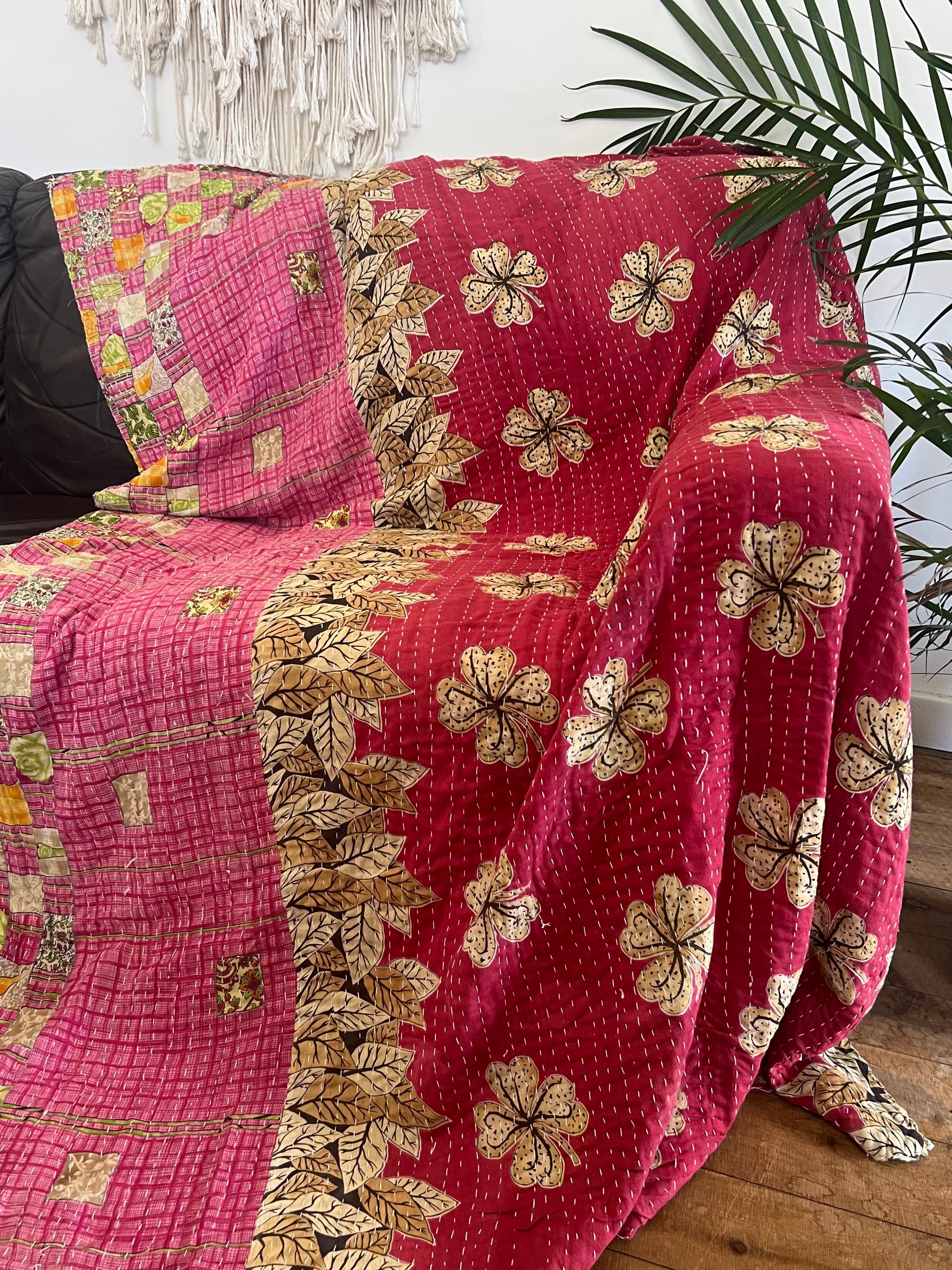 Mohana - Indian Kantha Quilt