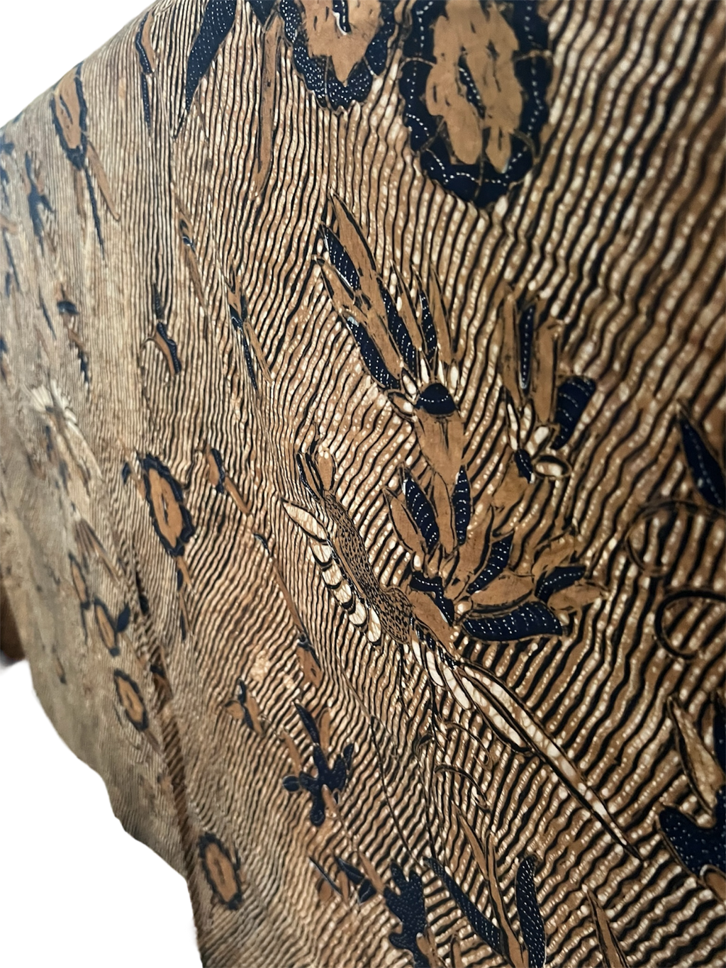 Vintage Indonesian Batik - Golden Bird