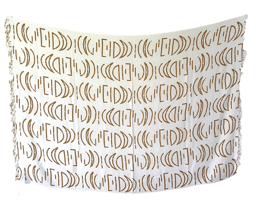 Lunar White - Beach Sarong