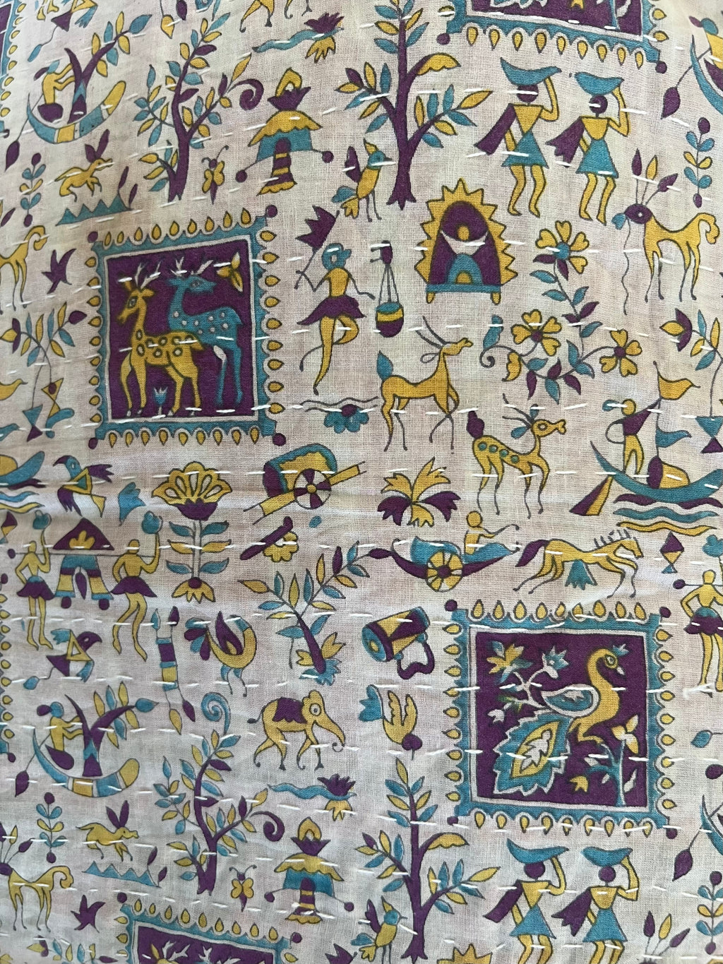 Anaya - Indian Kantha Quilt