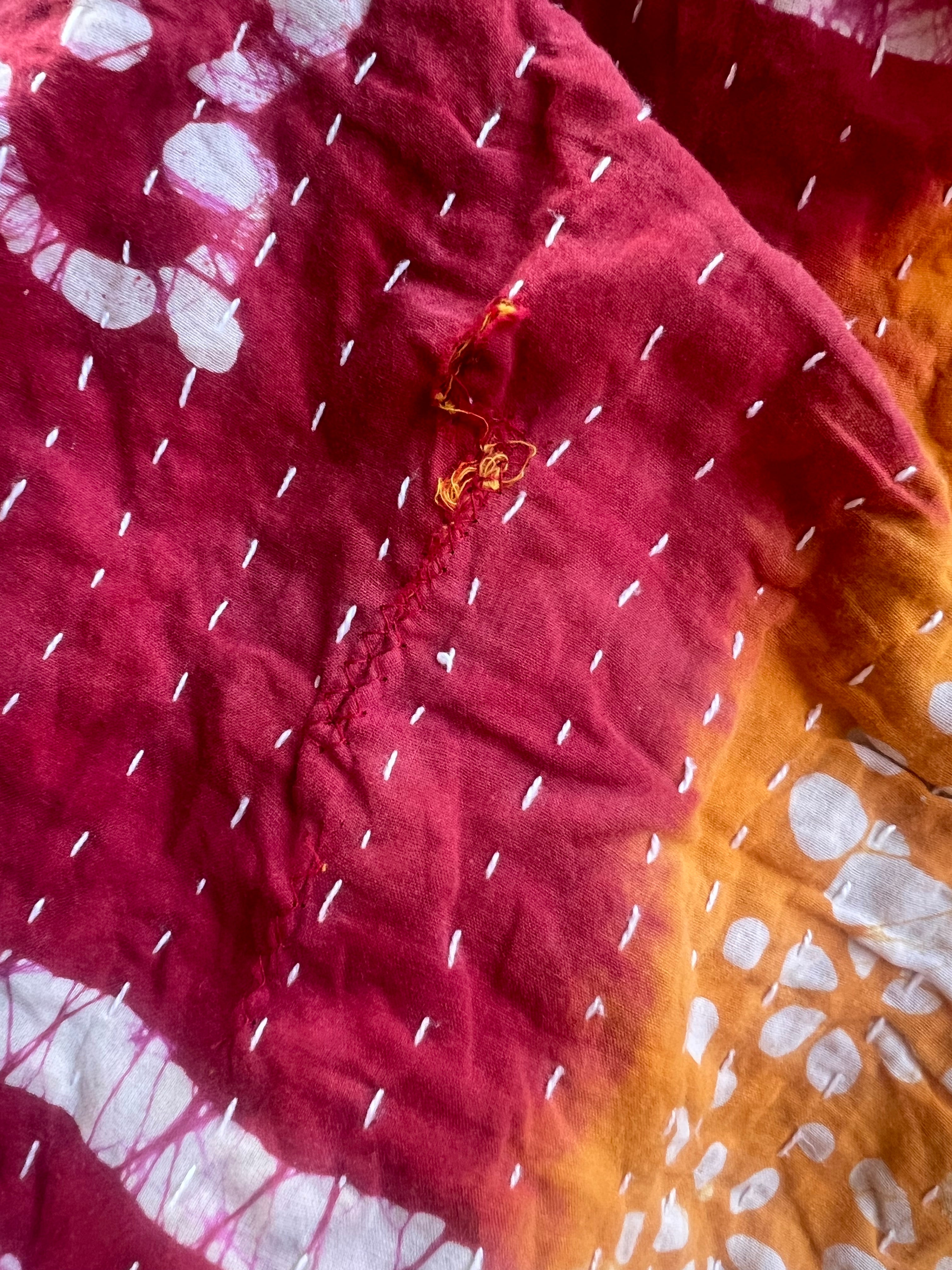 Sundar - Indian Kantha Quilt