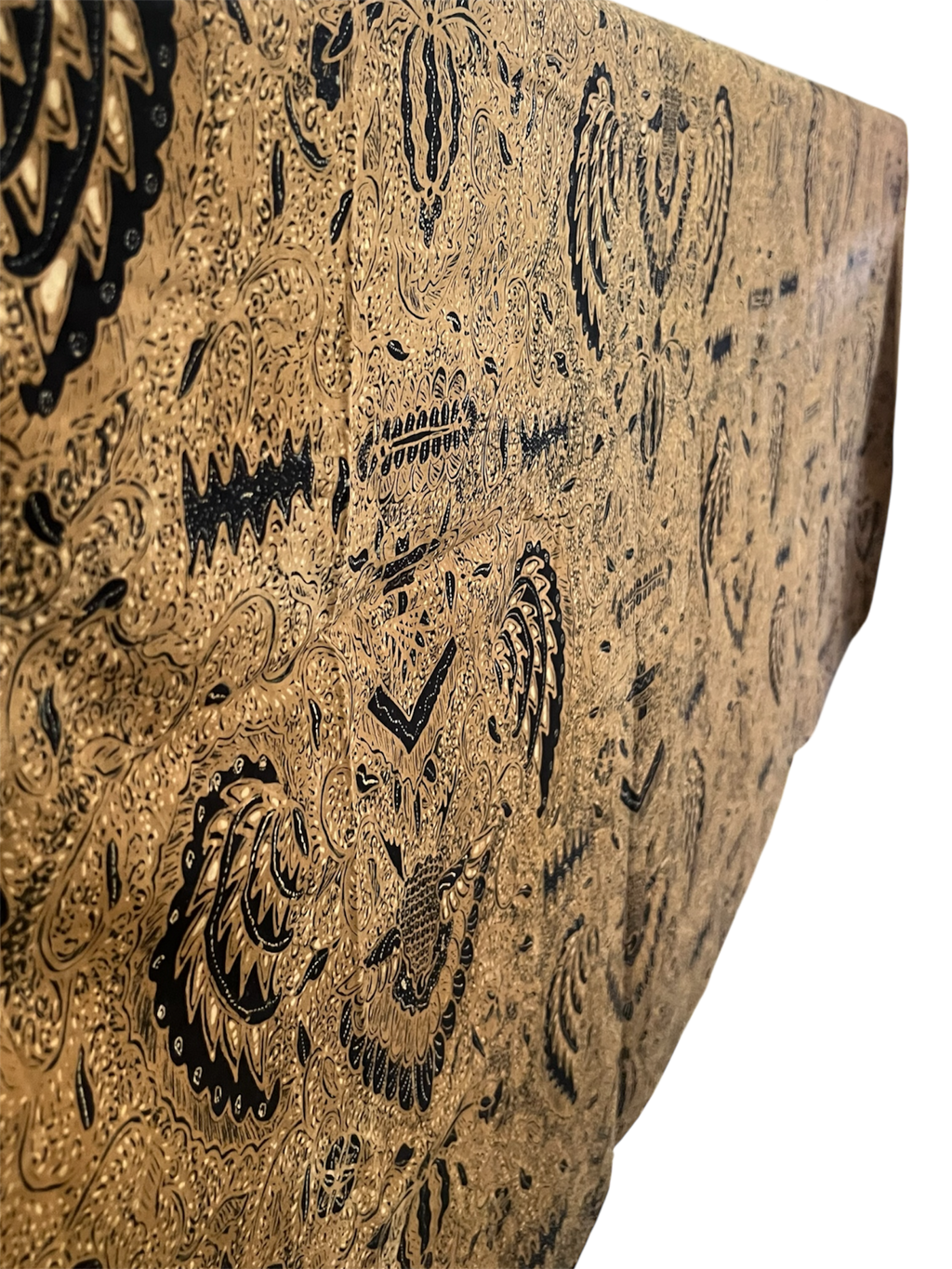 Vintage Indonesian Batik - Light Brown