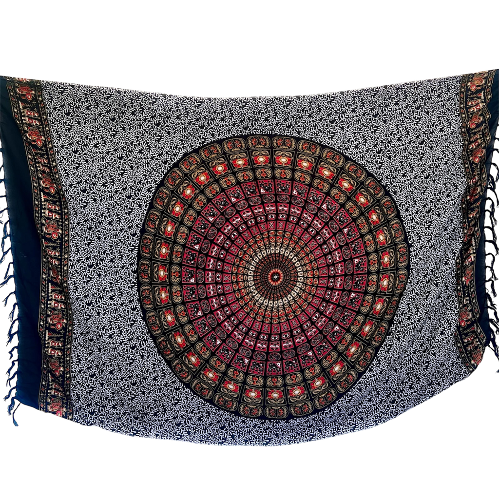 Red Mandala - Beach Sarong