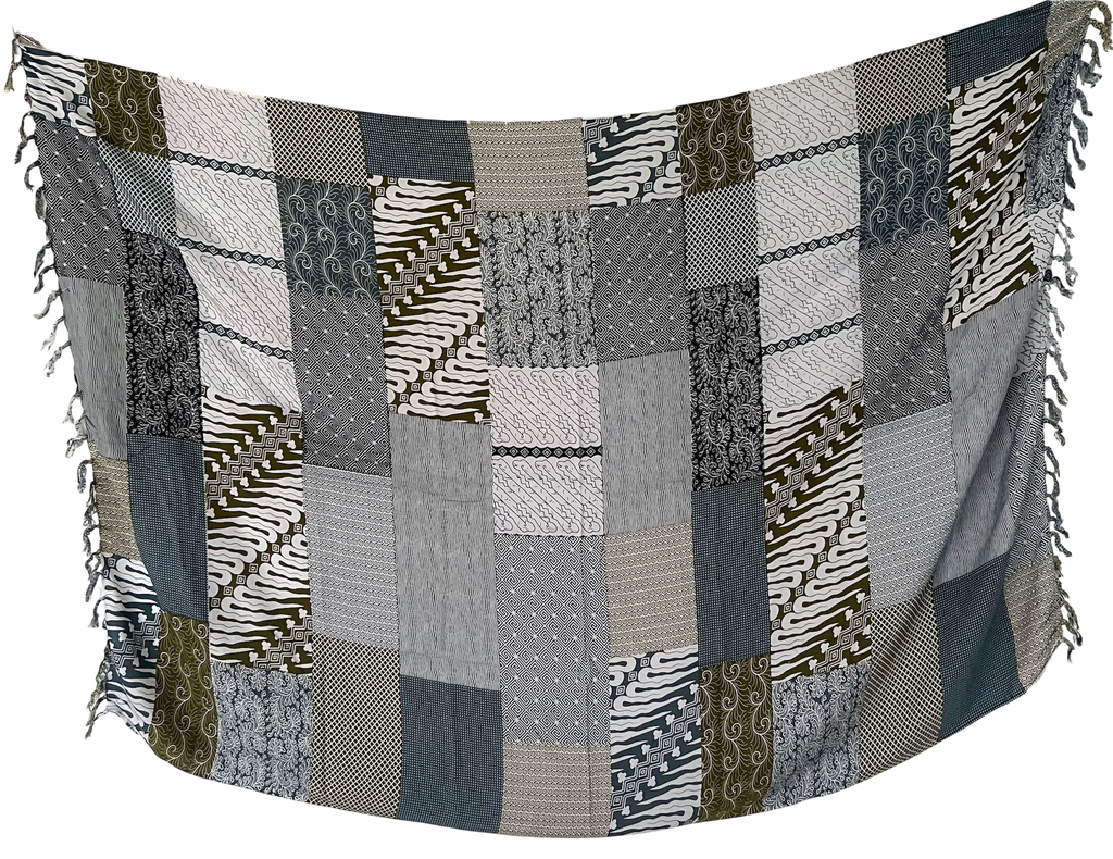 Neutral Patchwork - Beach Sarong