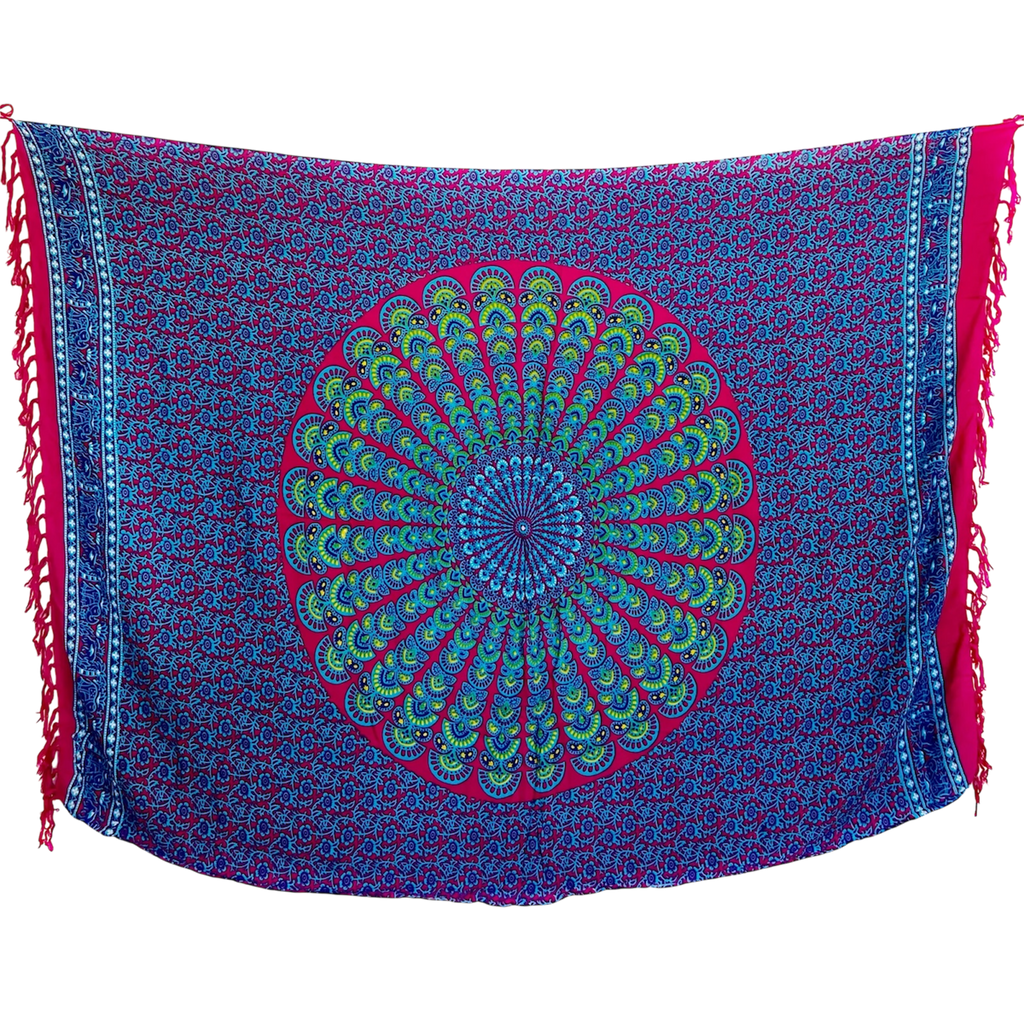Blue Mandala- Beach Sarong