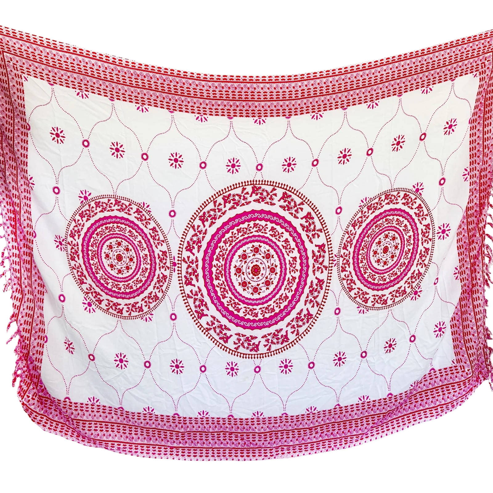 Pink Trio Mandala - Beach Sarong