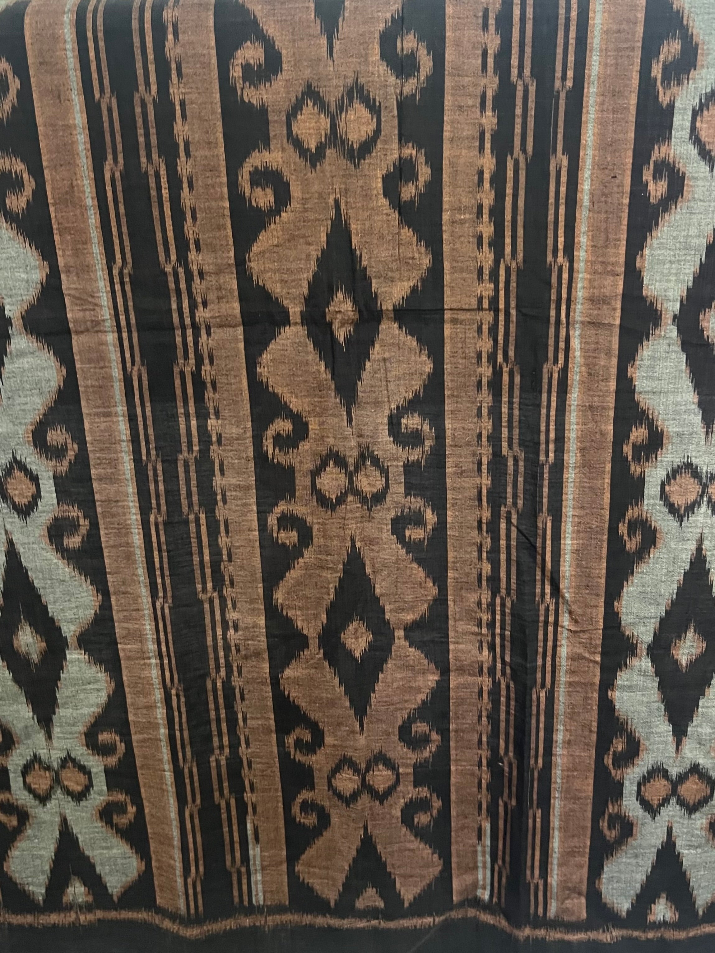 Vintage Indonesian Ikat - Black