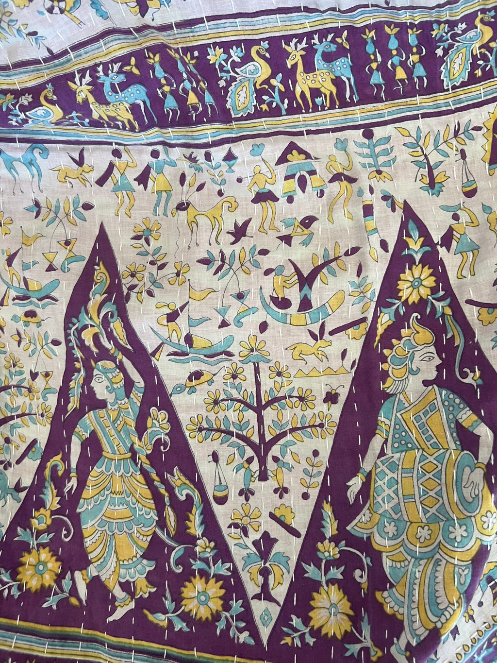 Anaya - Indian Kantha Quilt