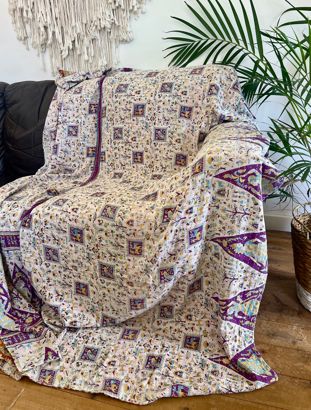 Anaya - Indian Kantha Quilt