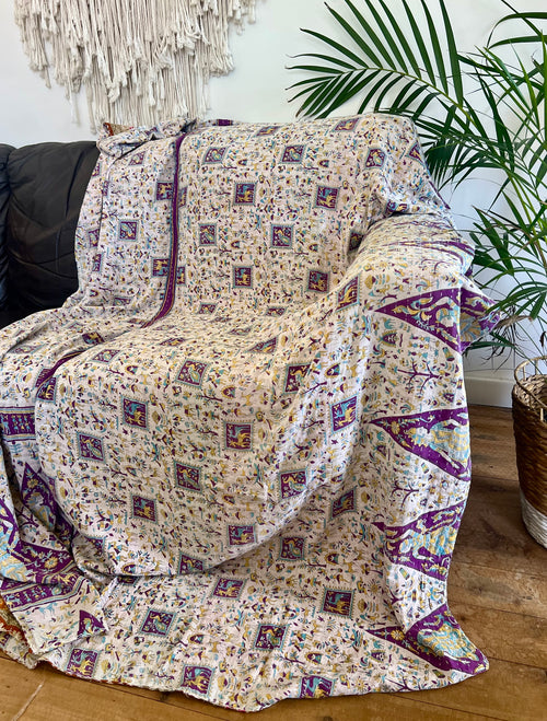 Anaya - Indian Kantha Quilt