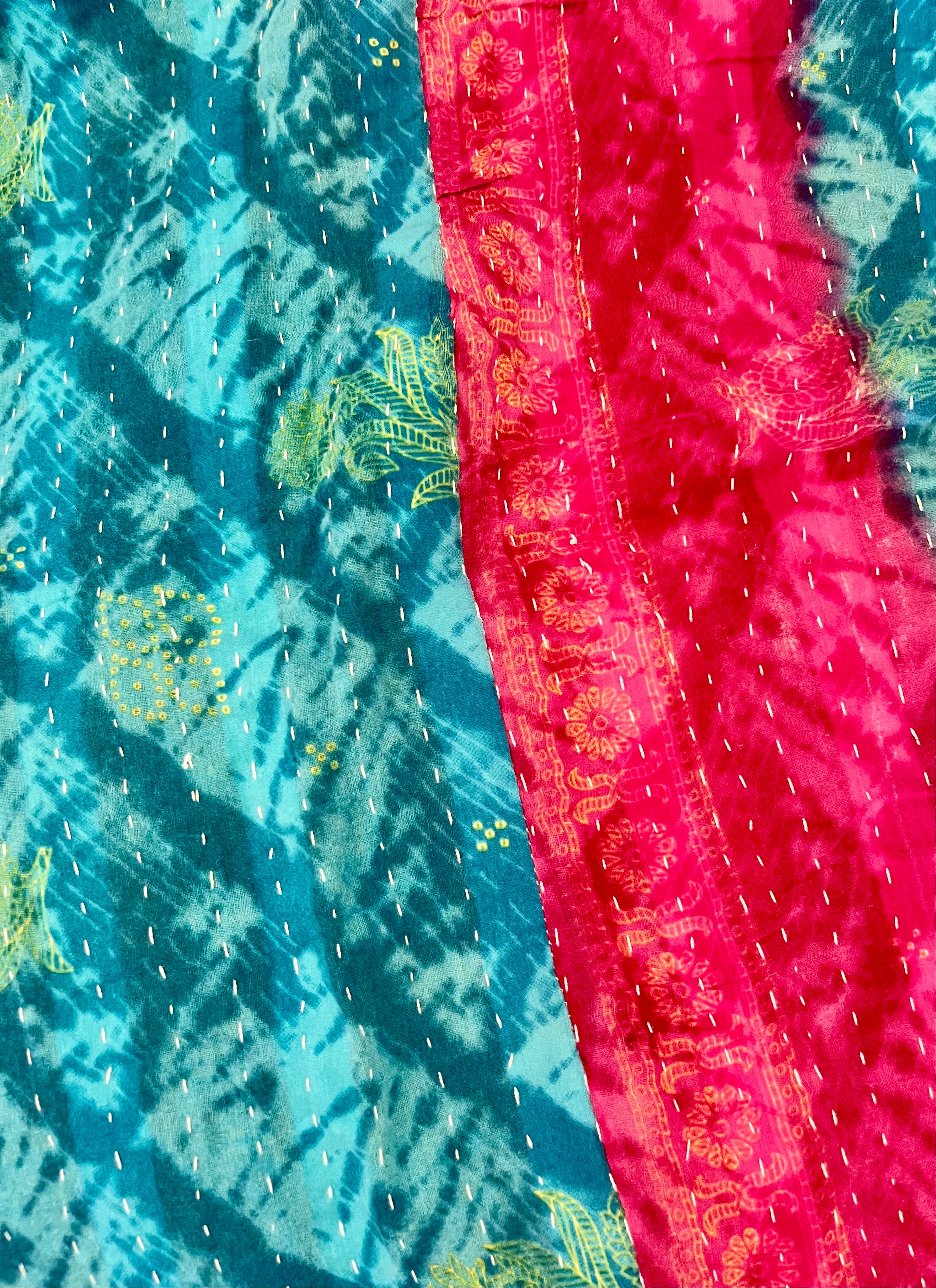 Kahaani - Indian Kantha Quilt