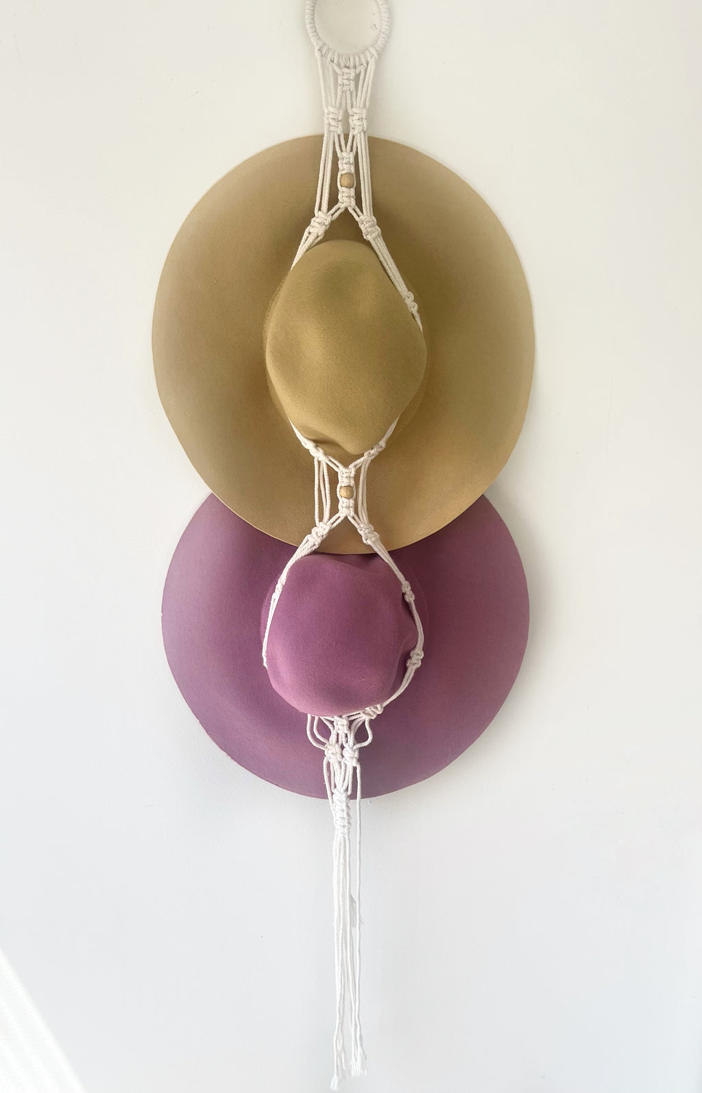Macrame Hat Hanger