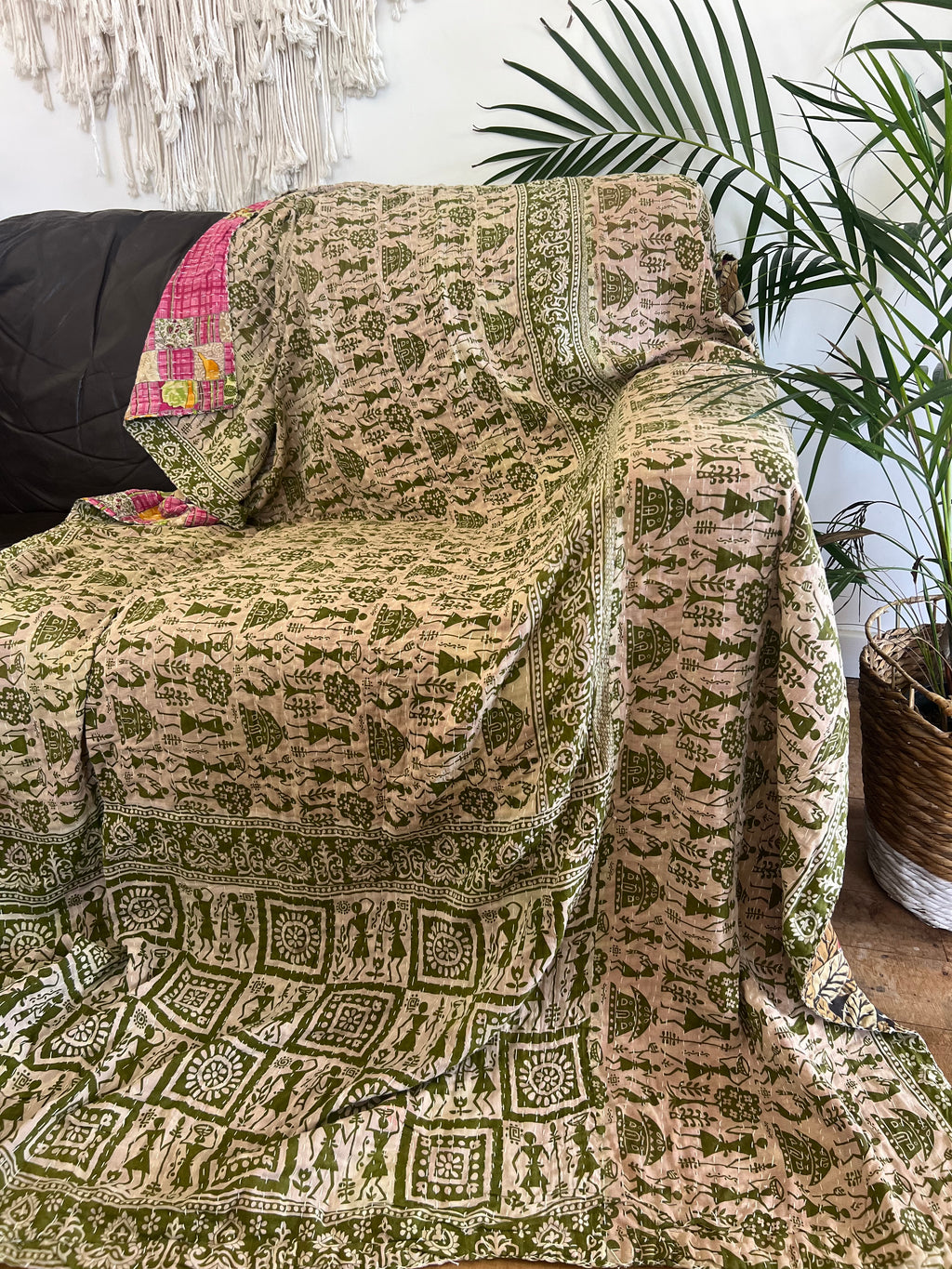 Mohana - Indian Kantha Quilt