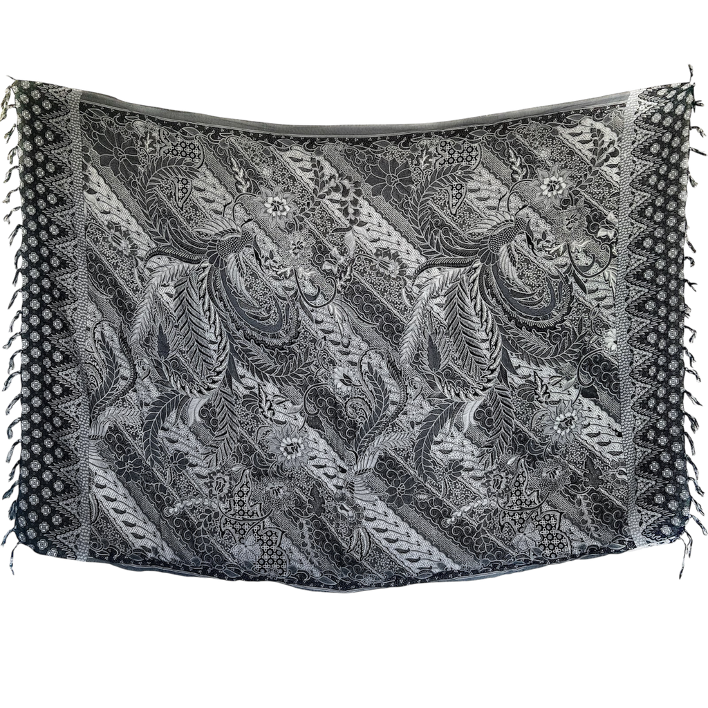 Grey Batik Style - Beach Sarong