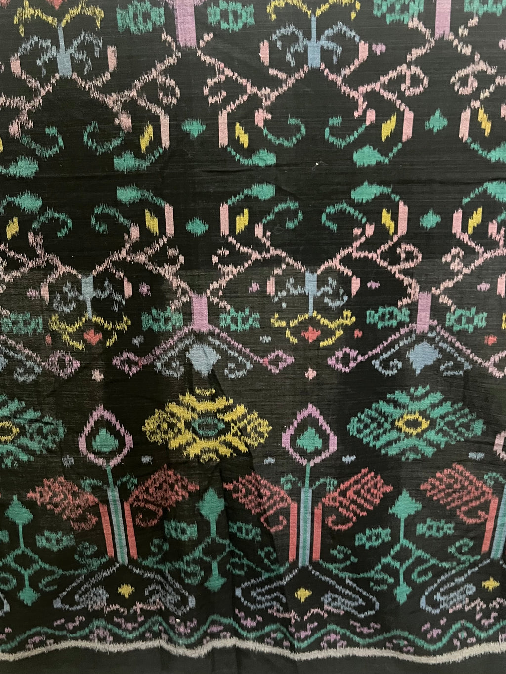 Vintage Indonesian Ikat - Black
