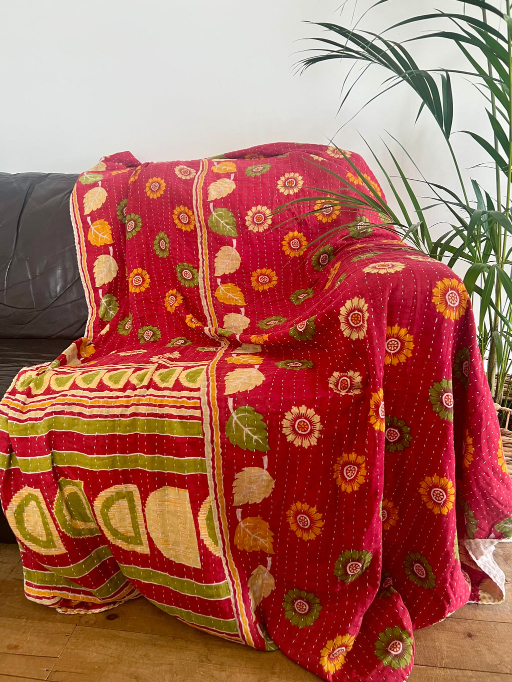 Pavitra - Indian Kantha Quilt