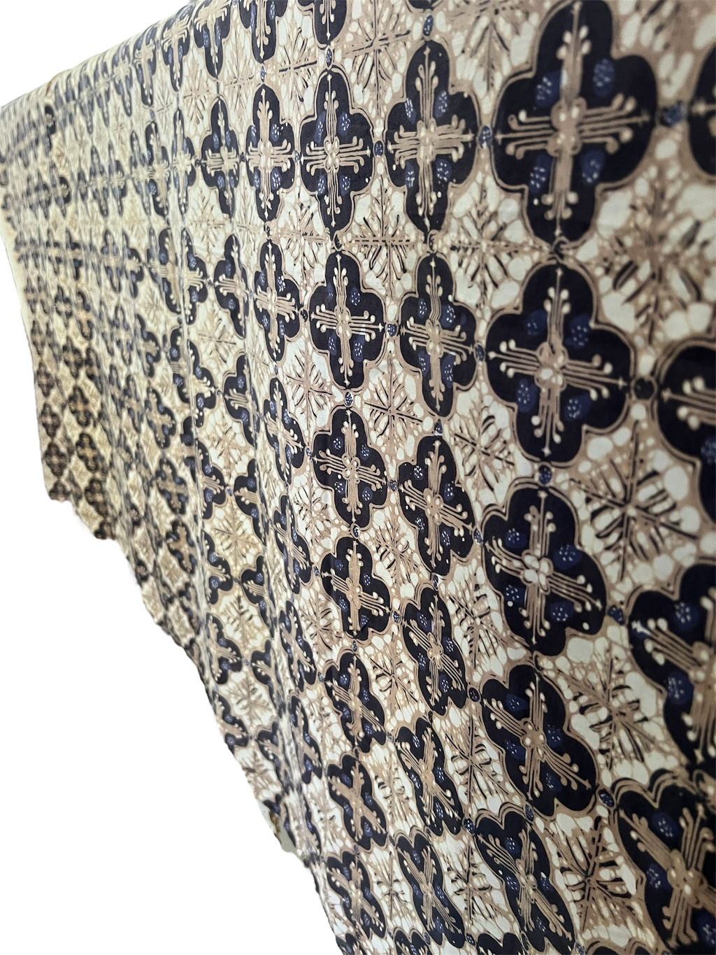 Vintage Indonesia Batik - Cream