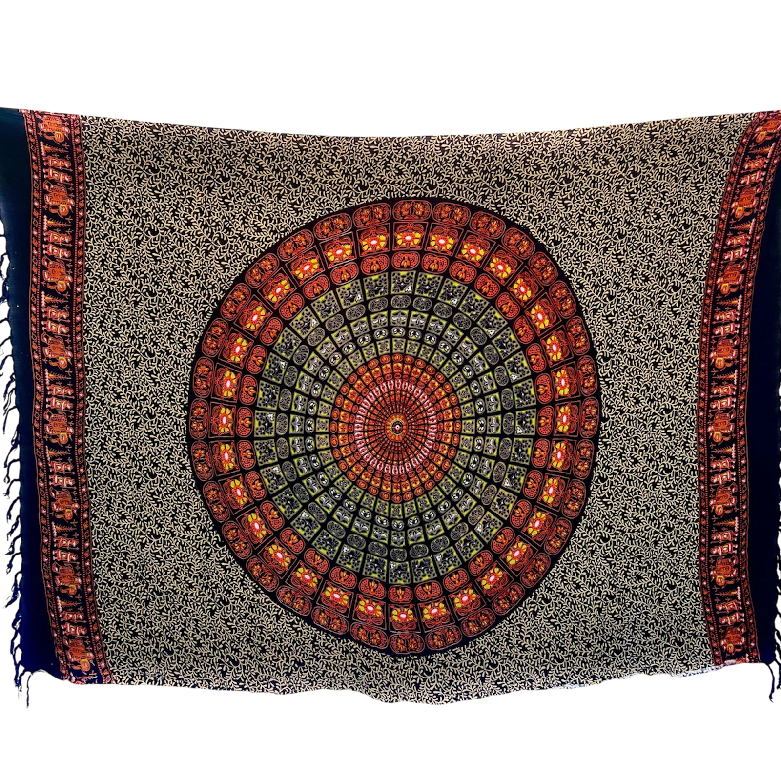 Orange Mandala - Beach Sarong