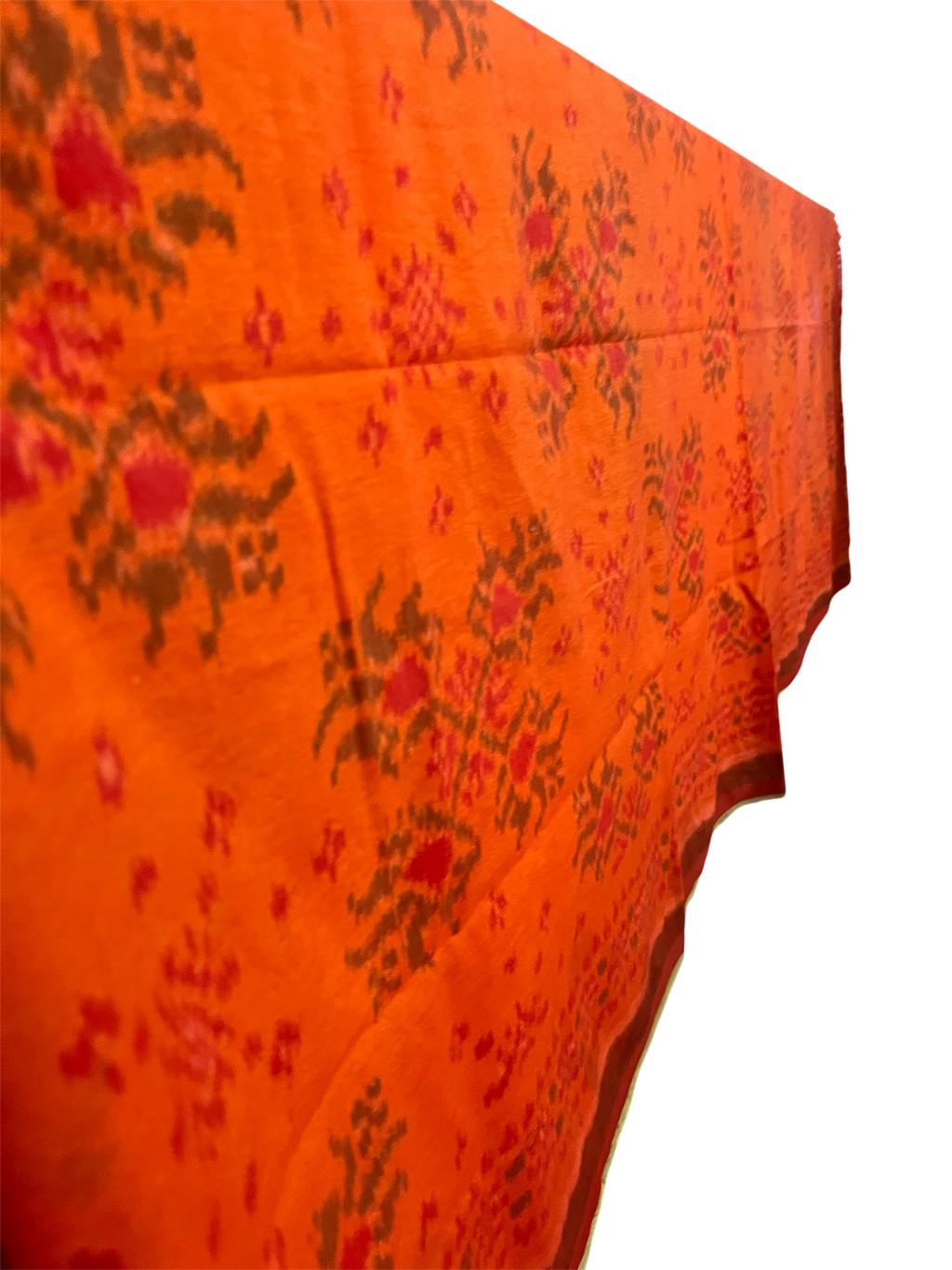 Vintage Indonesian Ikat - Orange
