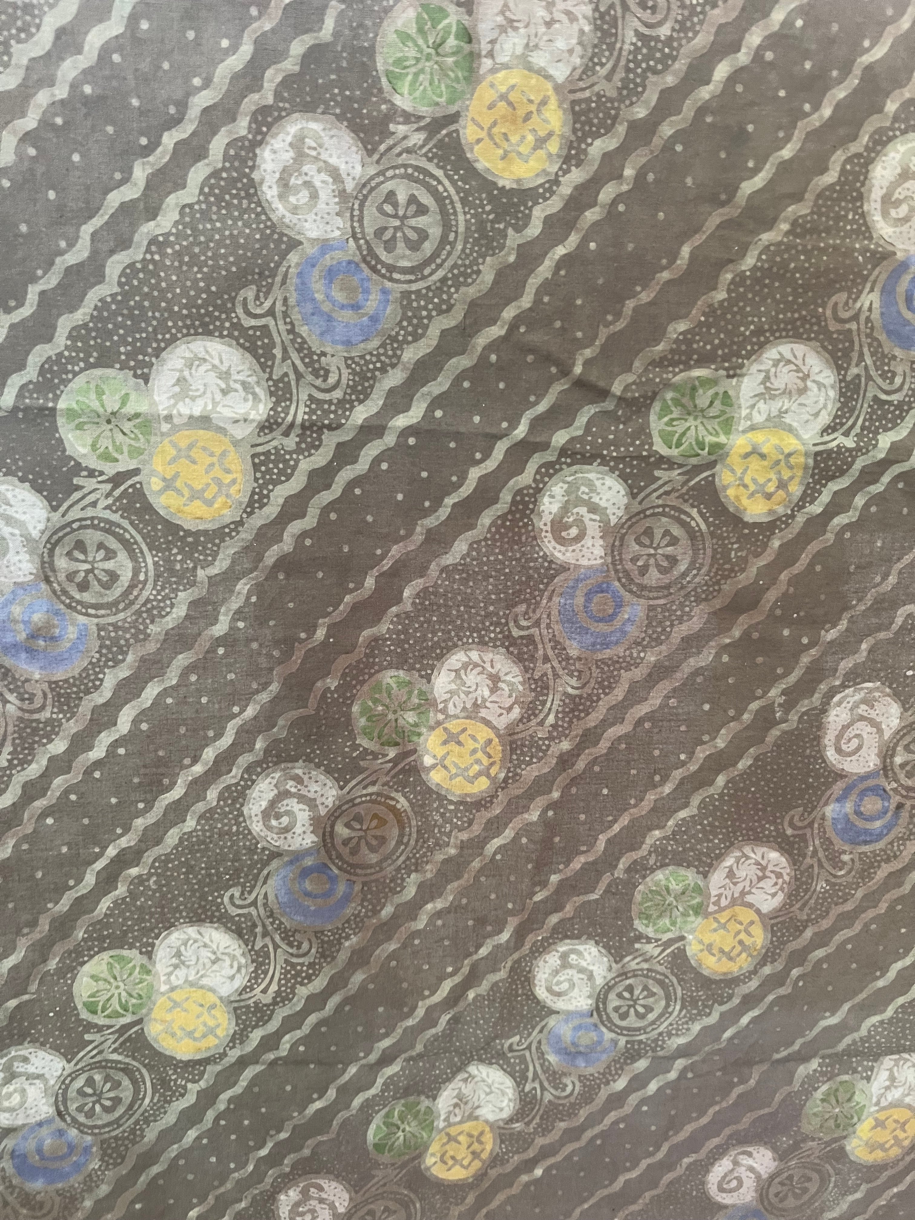 Antique Indonesian Batik - Green