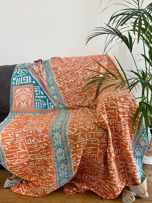 Aasha - Indian Kantha Quilt