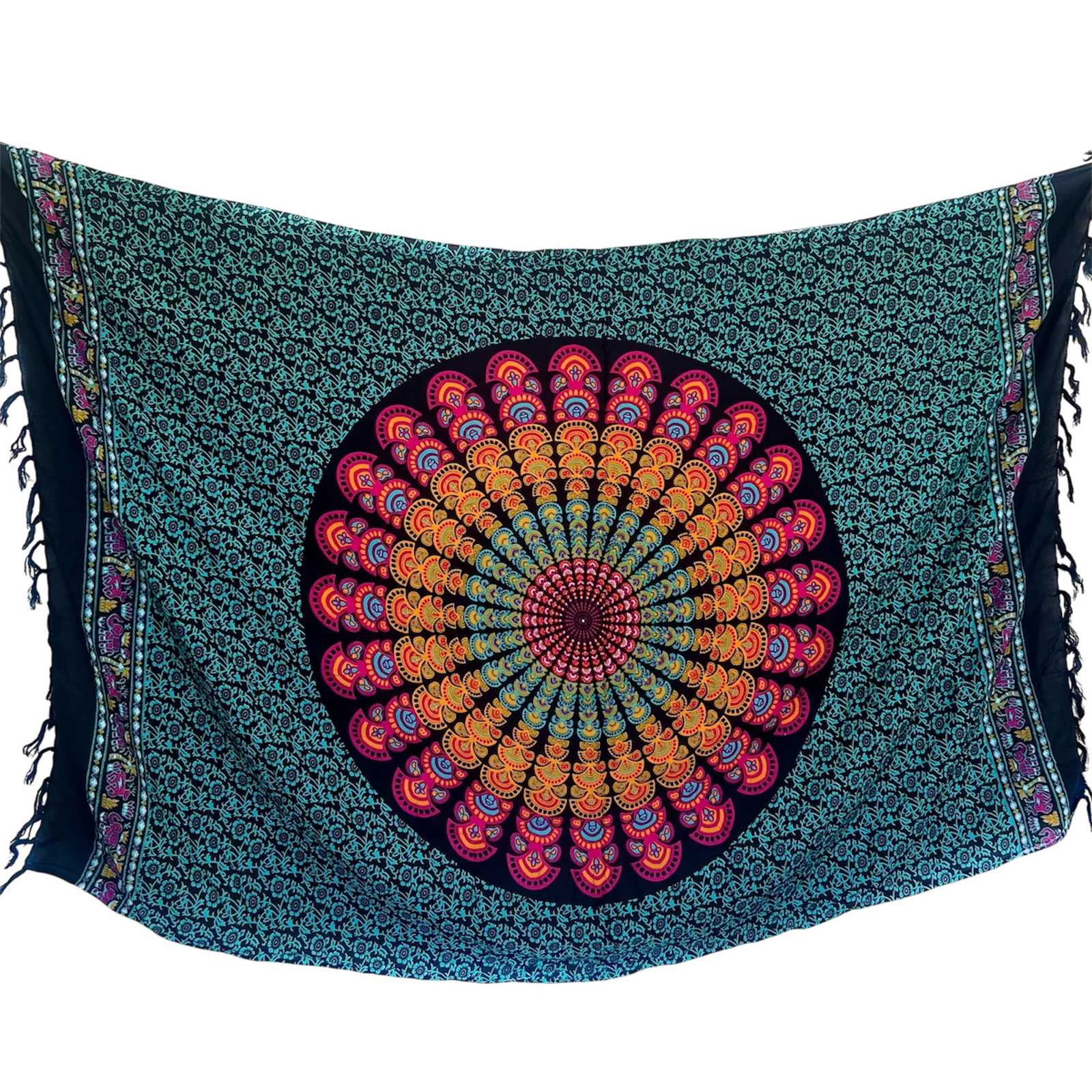 Blue & Pink Mandala - Beach Sarong