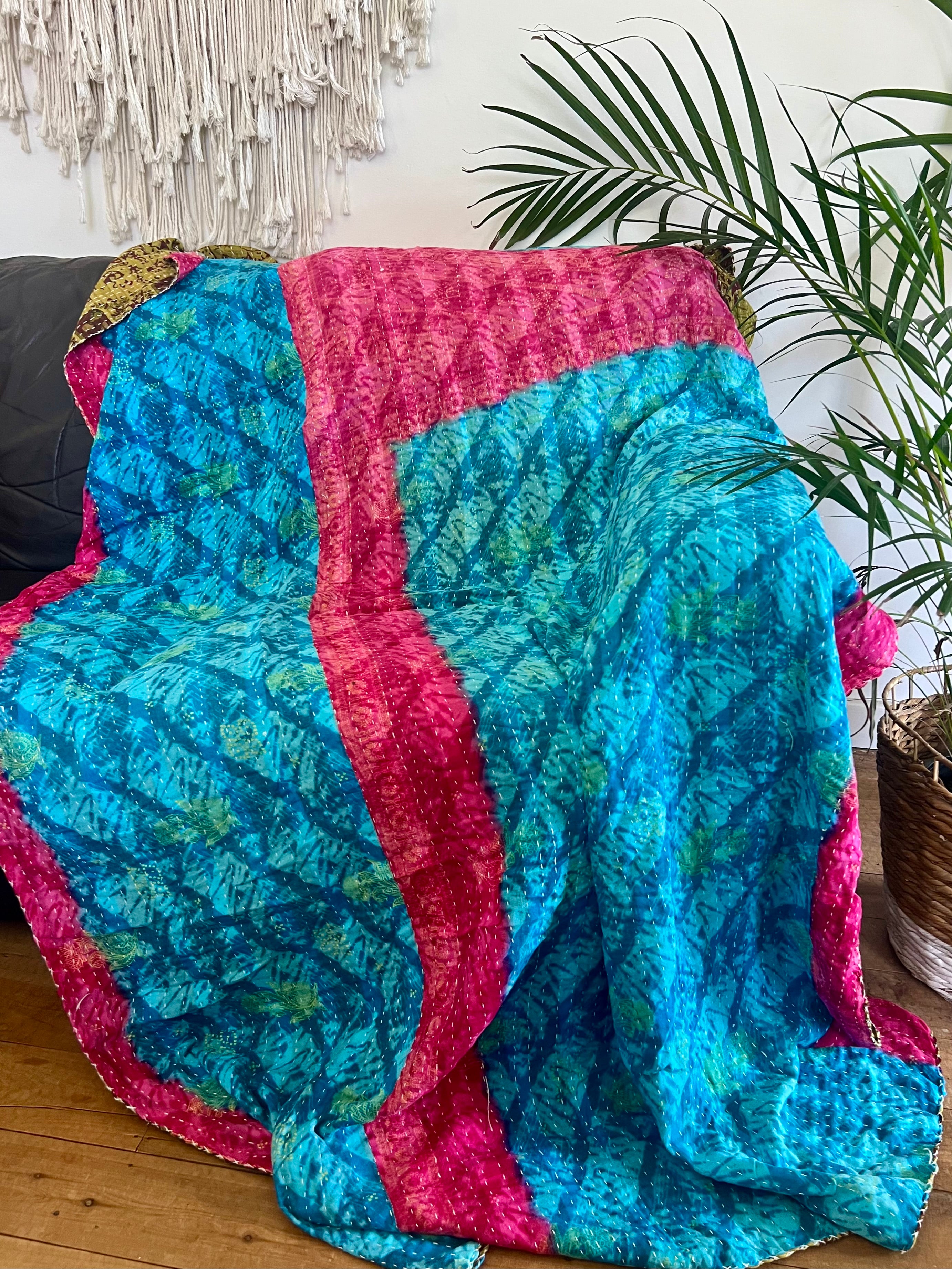 Kahaani - Indian Kantha Quilt