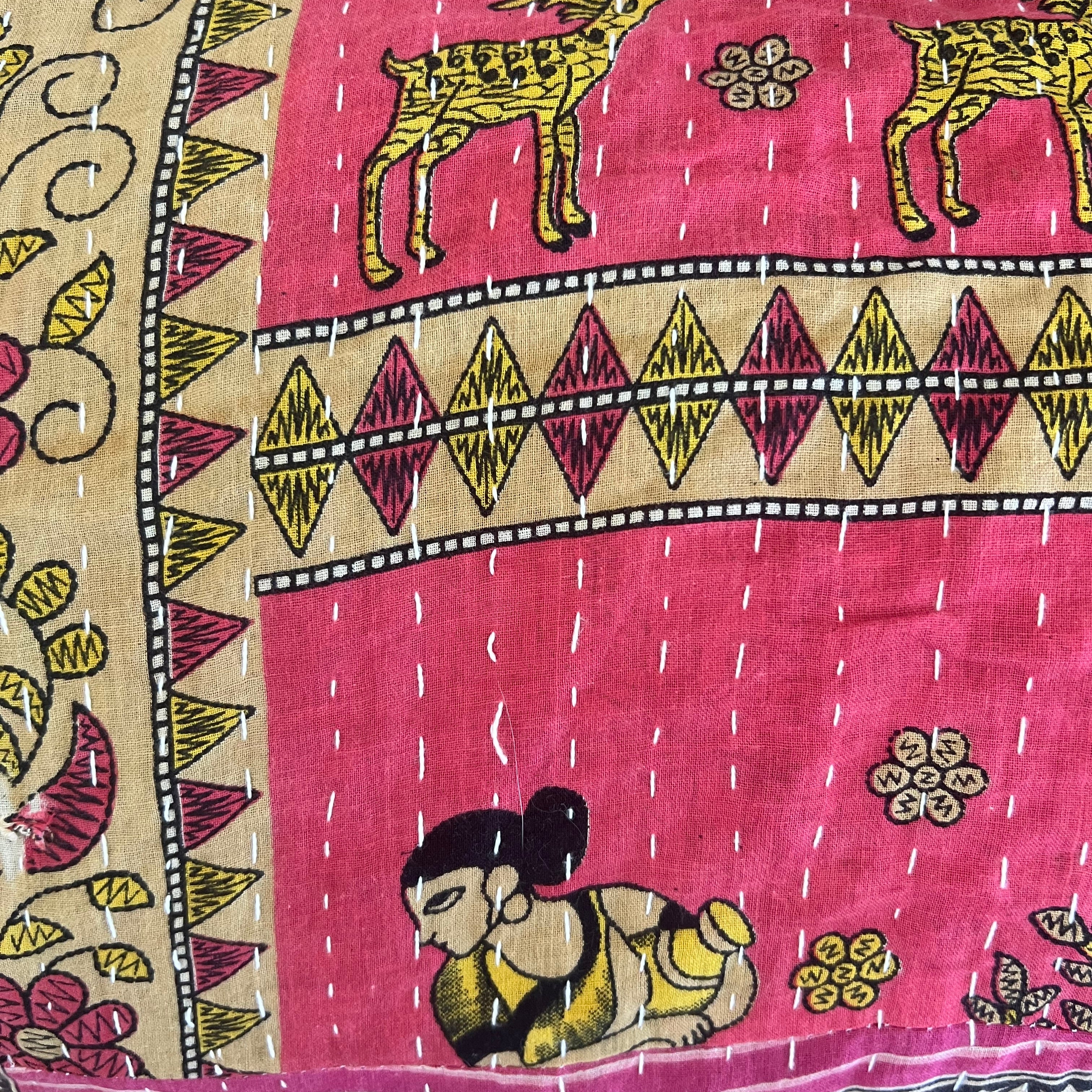 Mahila - Indian Kantha Quilt