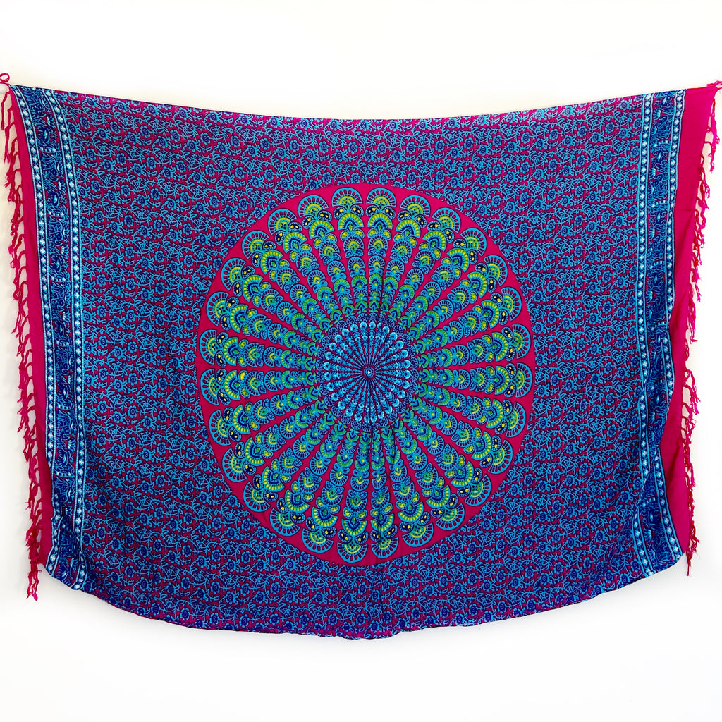Blue Mandala- Beach Sarong