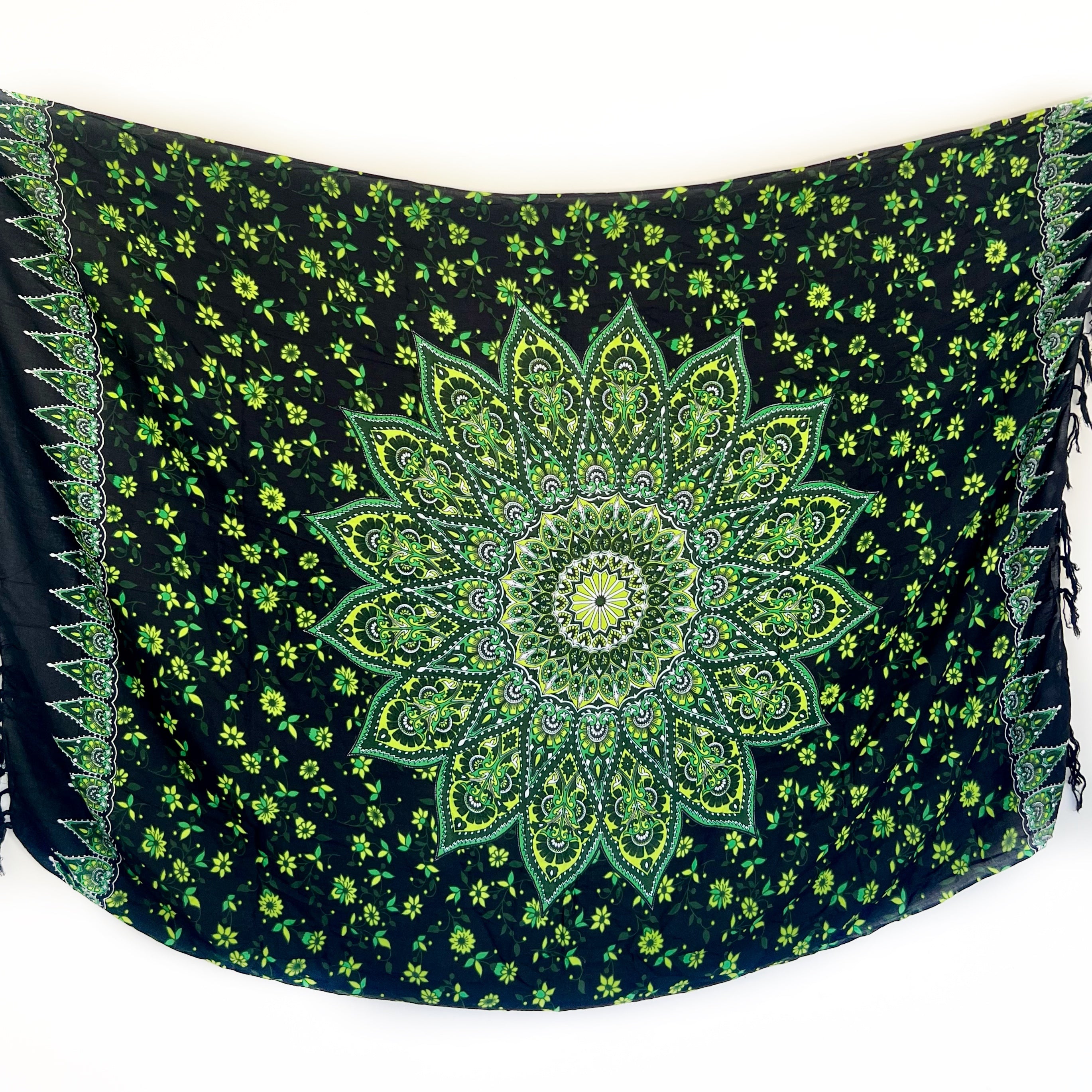 Green Mandala - Beach Sarong