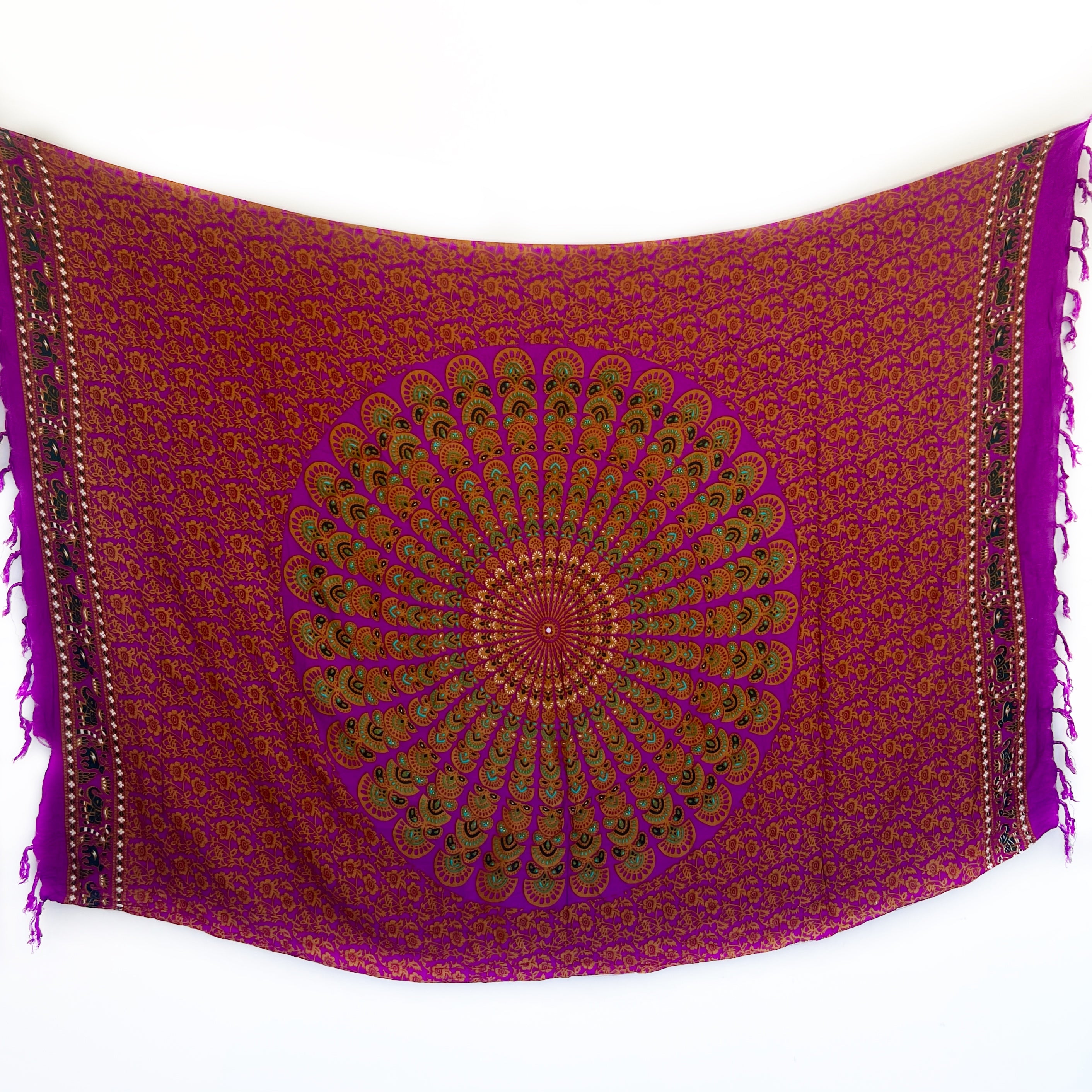 Purple Mandala - Beach Sarong