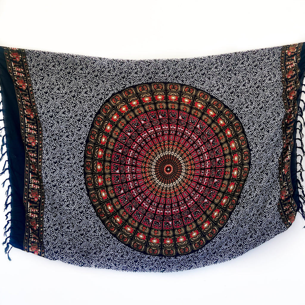 Red Mandala - Beach Sarong