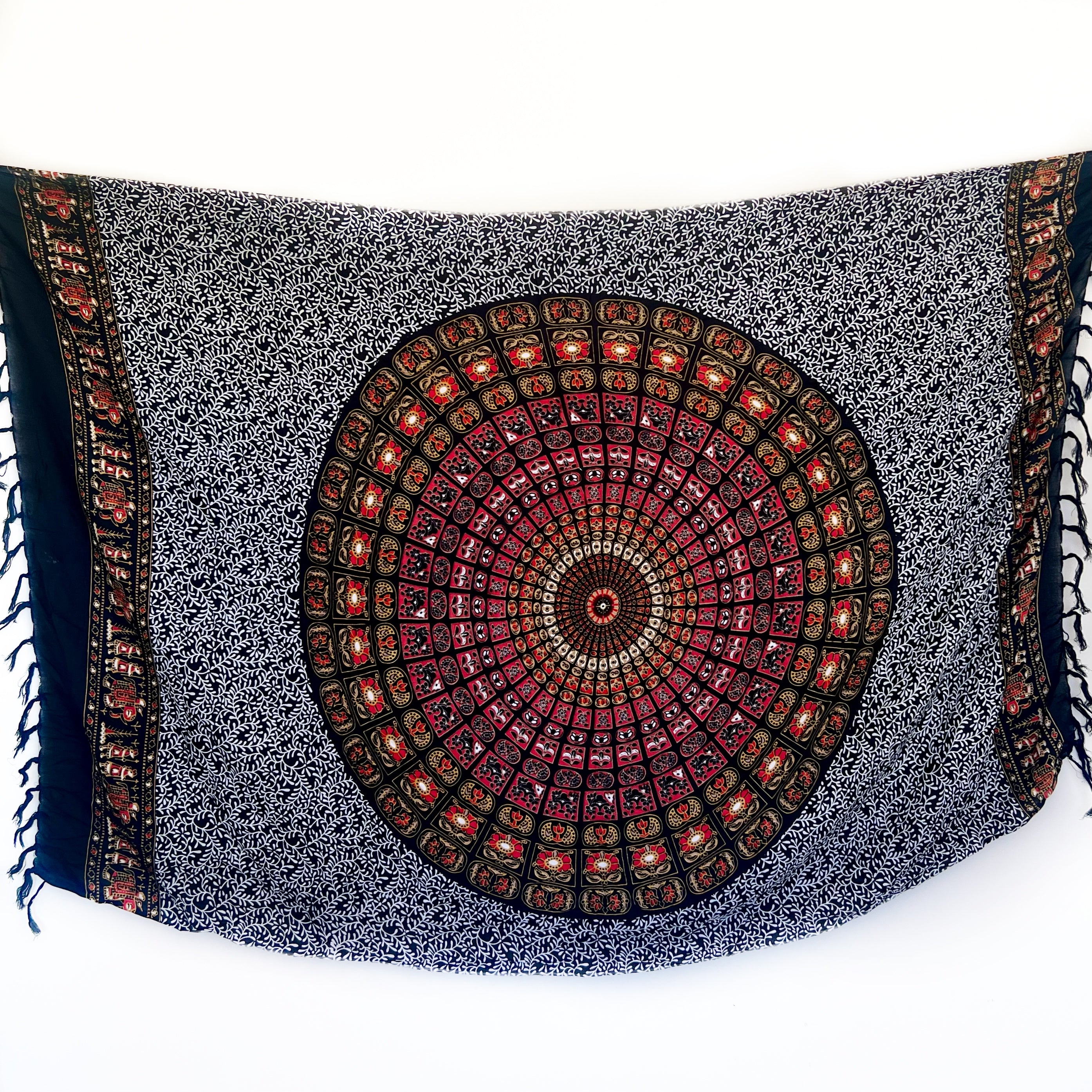 Red Mandala - Beach Sarong