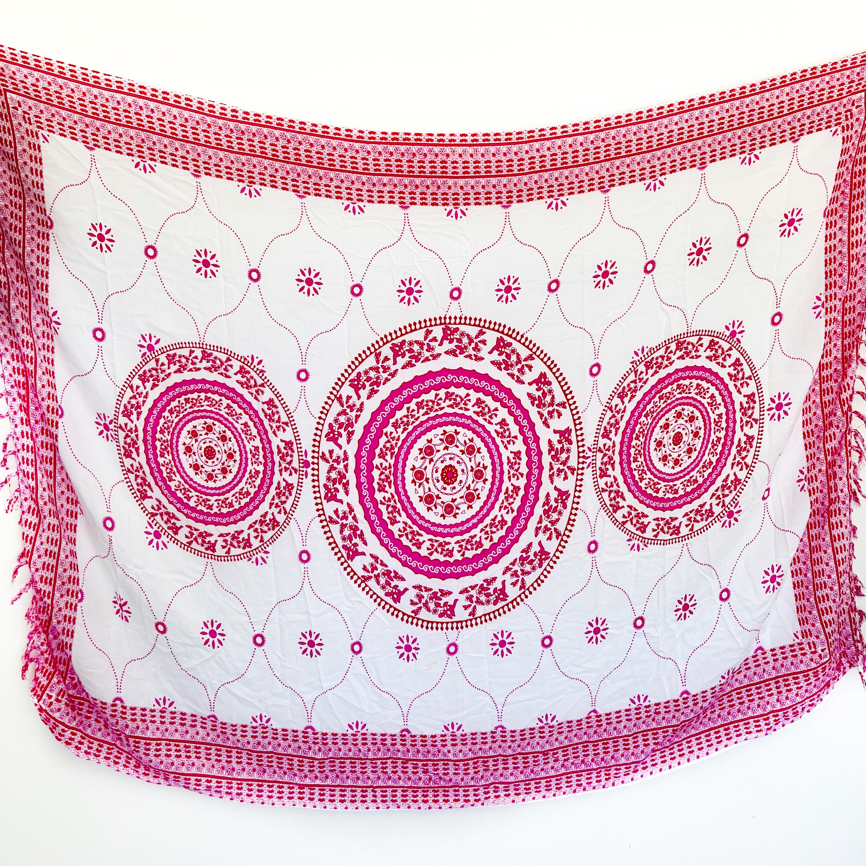 Pink Trio Mandala - Beach Sarong