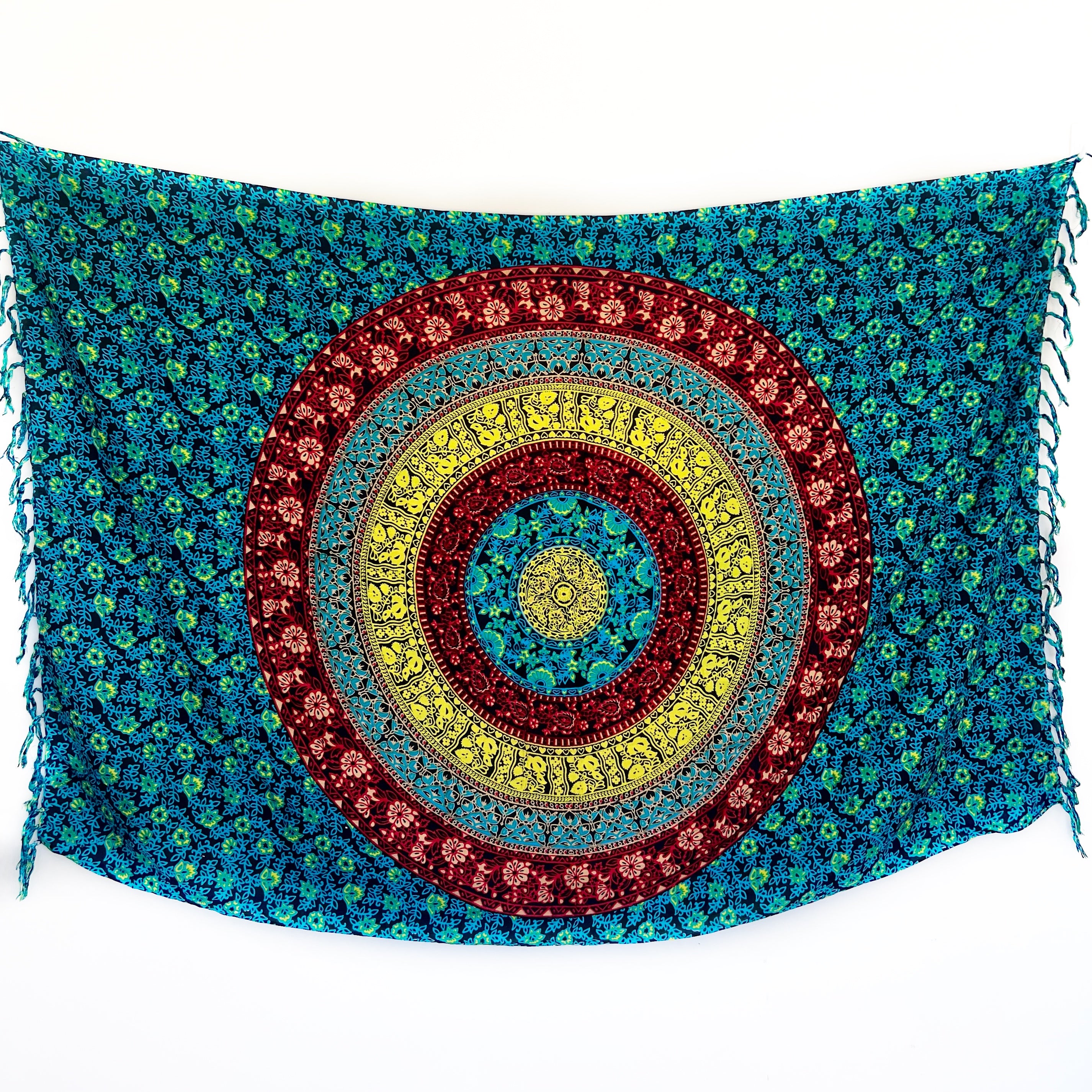 Turquoise Mandala - Beach Sarong