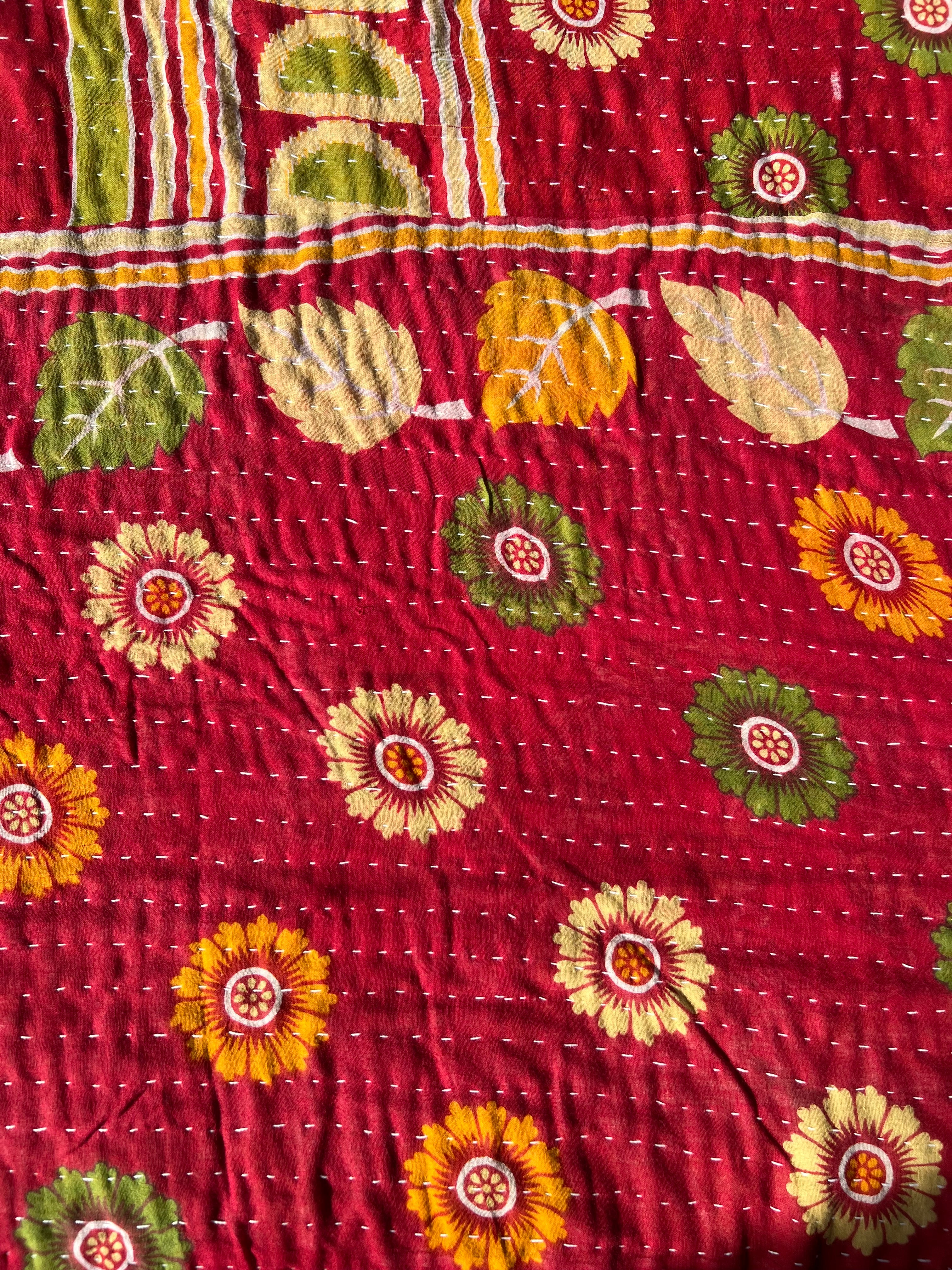 Pavitra - Indian Kantha Quilt