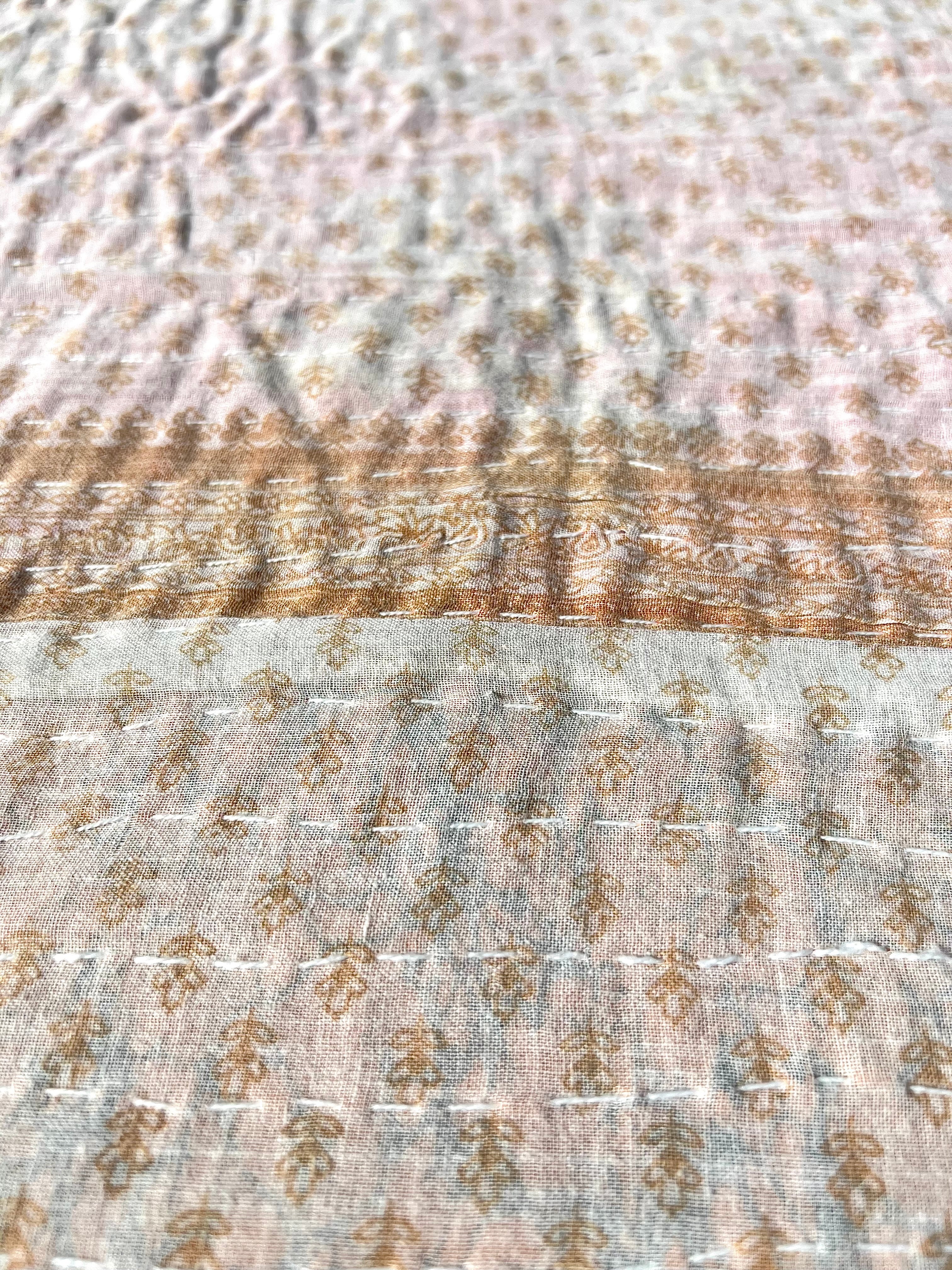 Pavitra - Indian Kantha Quilt