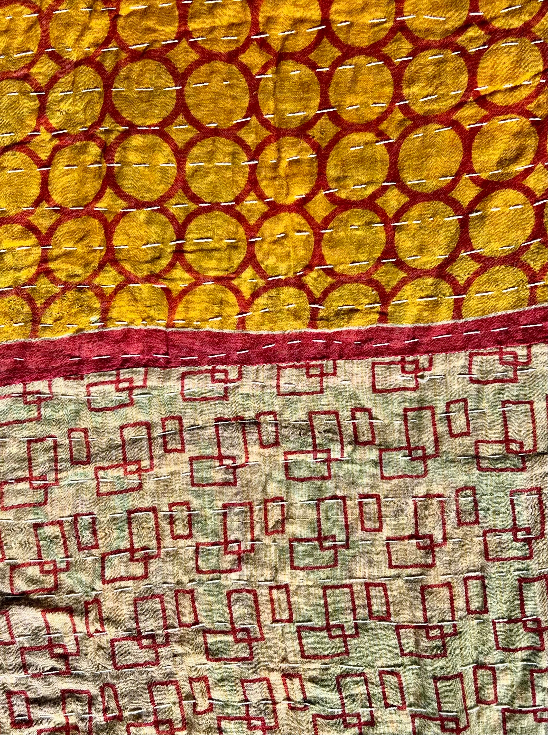 Jyoti - Indian Kantha Quilt
