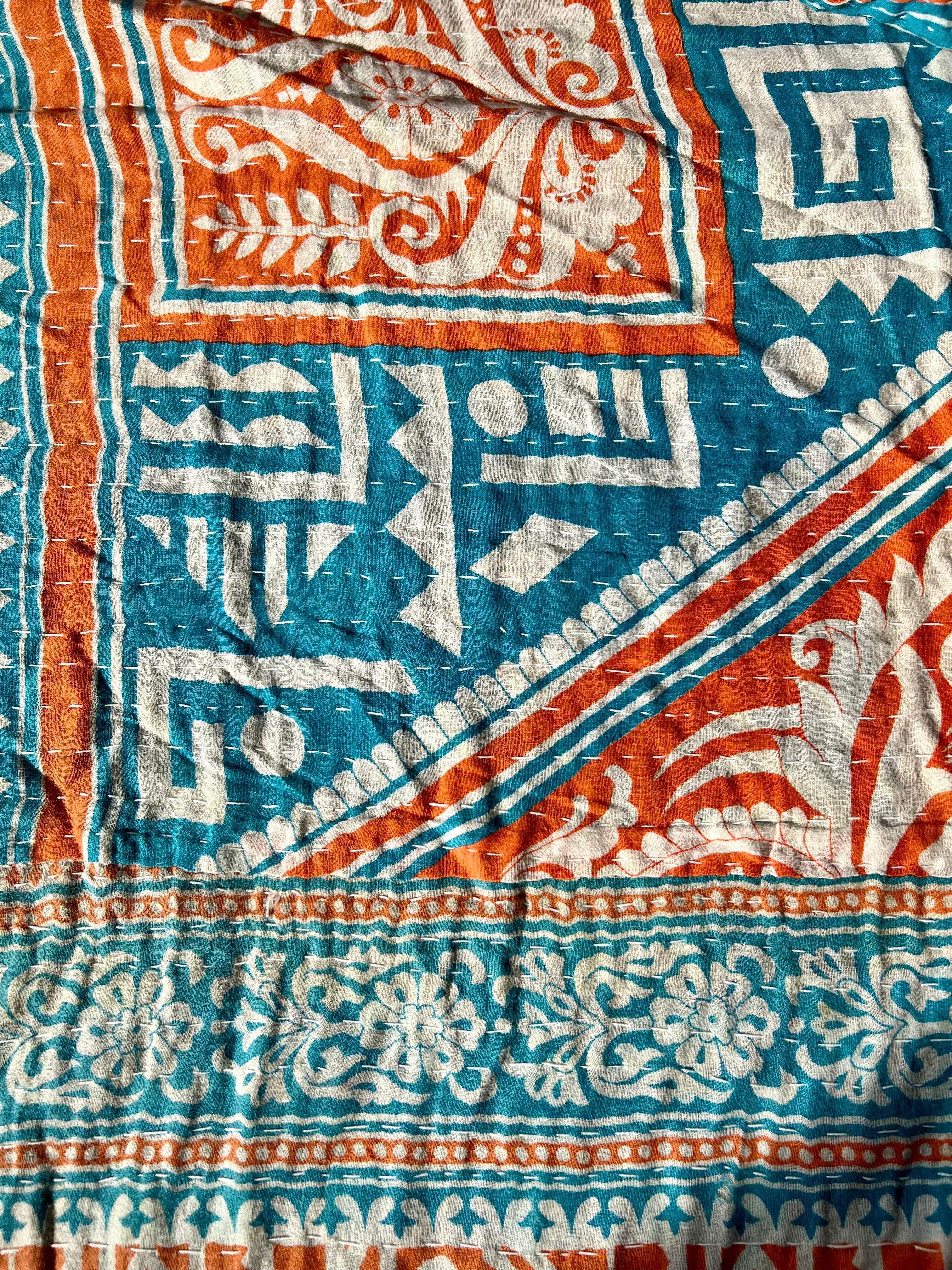 Aasha - Indian Kantha Quilt