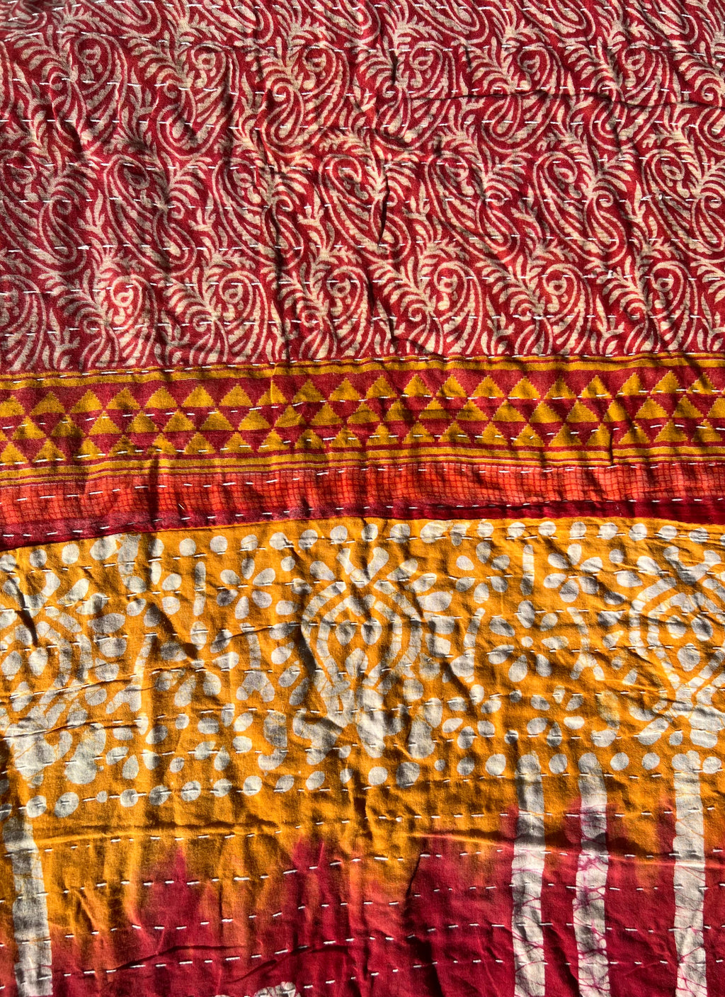 Sundar - Indian Kantha Quilt