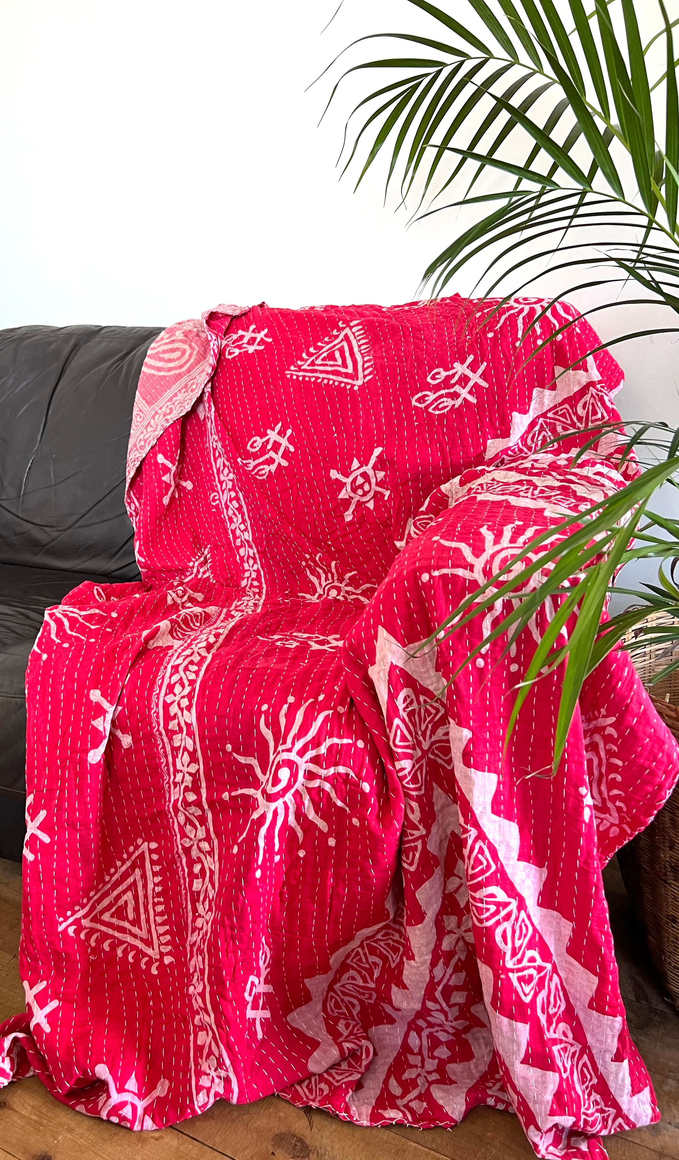 Sooraj - Indian Kantha Quilt