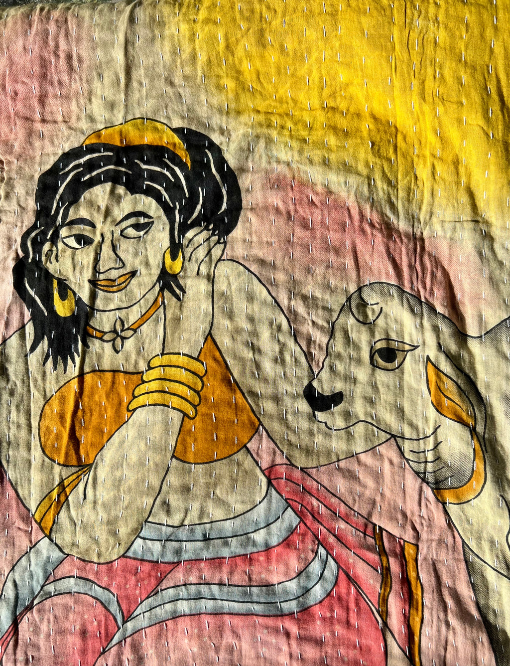 Kheti - Indian Kantha Quilt