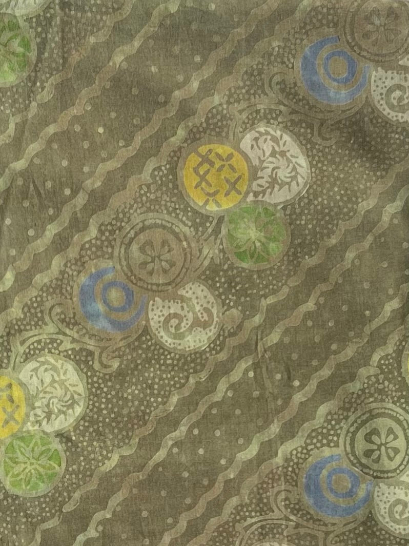 Antique Indonesian Batik - Green