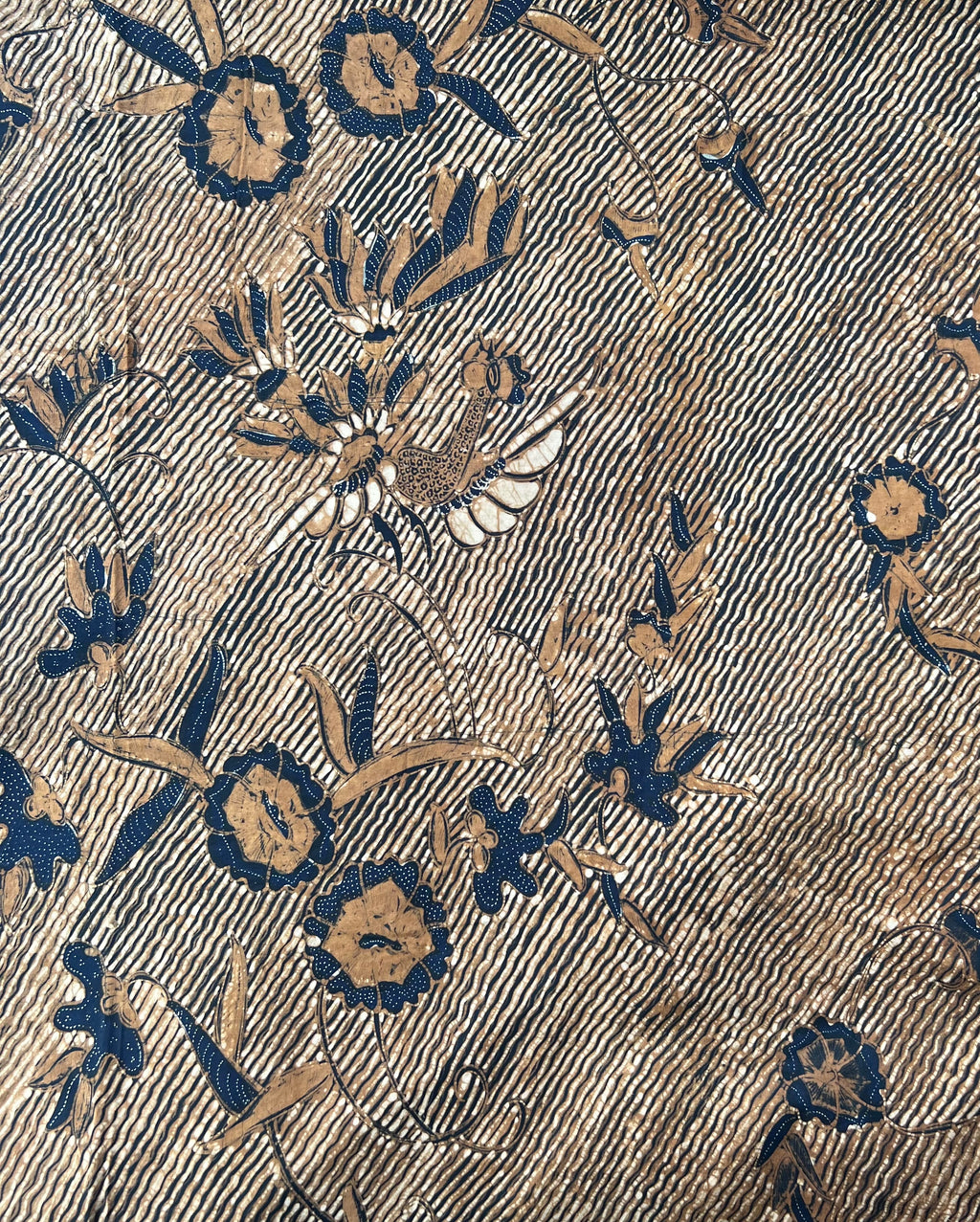 Vintage Indonesian Batik - Golden Bird
