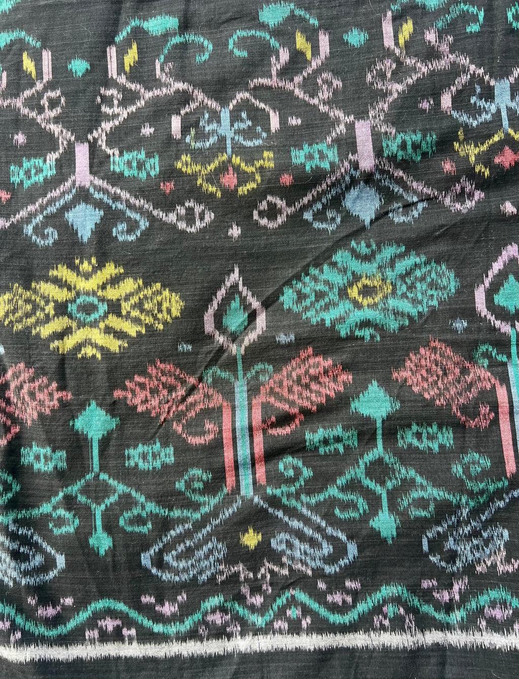 Vintage Indonesian Ikat - Black