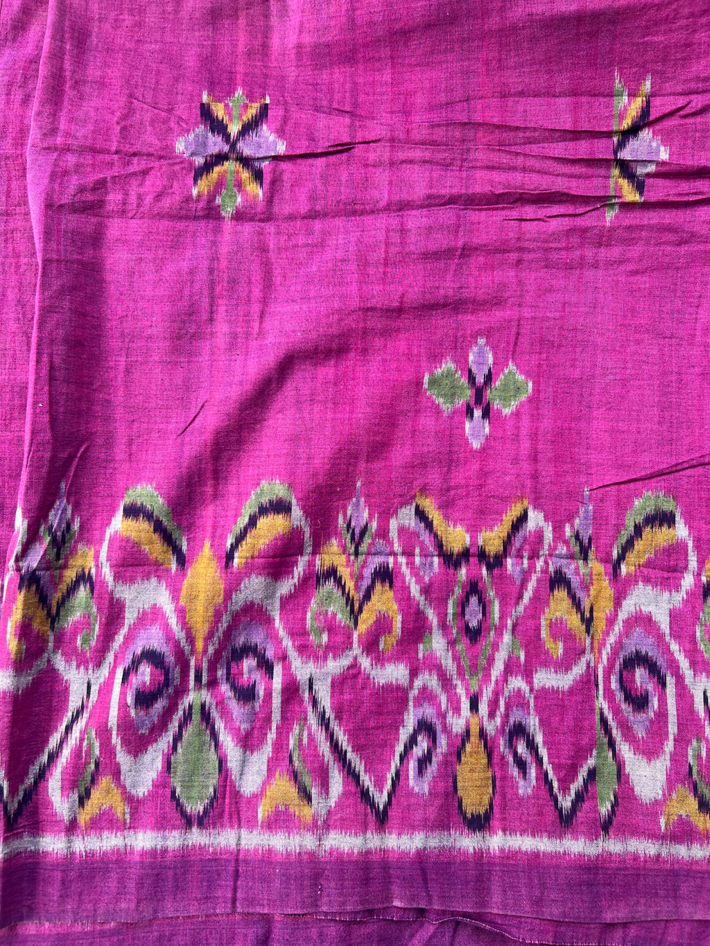 Vintage Indonesian Ikat - Fuchsia