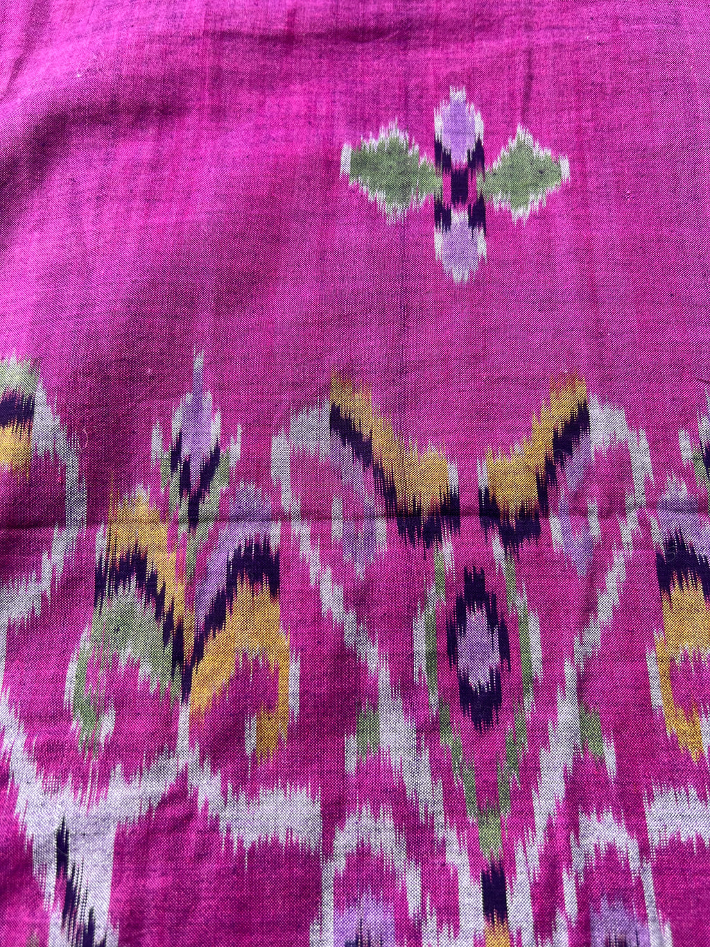 Vintage Indonesian Ikat - Fuchsia
