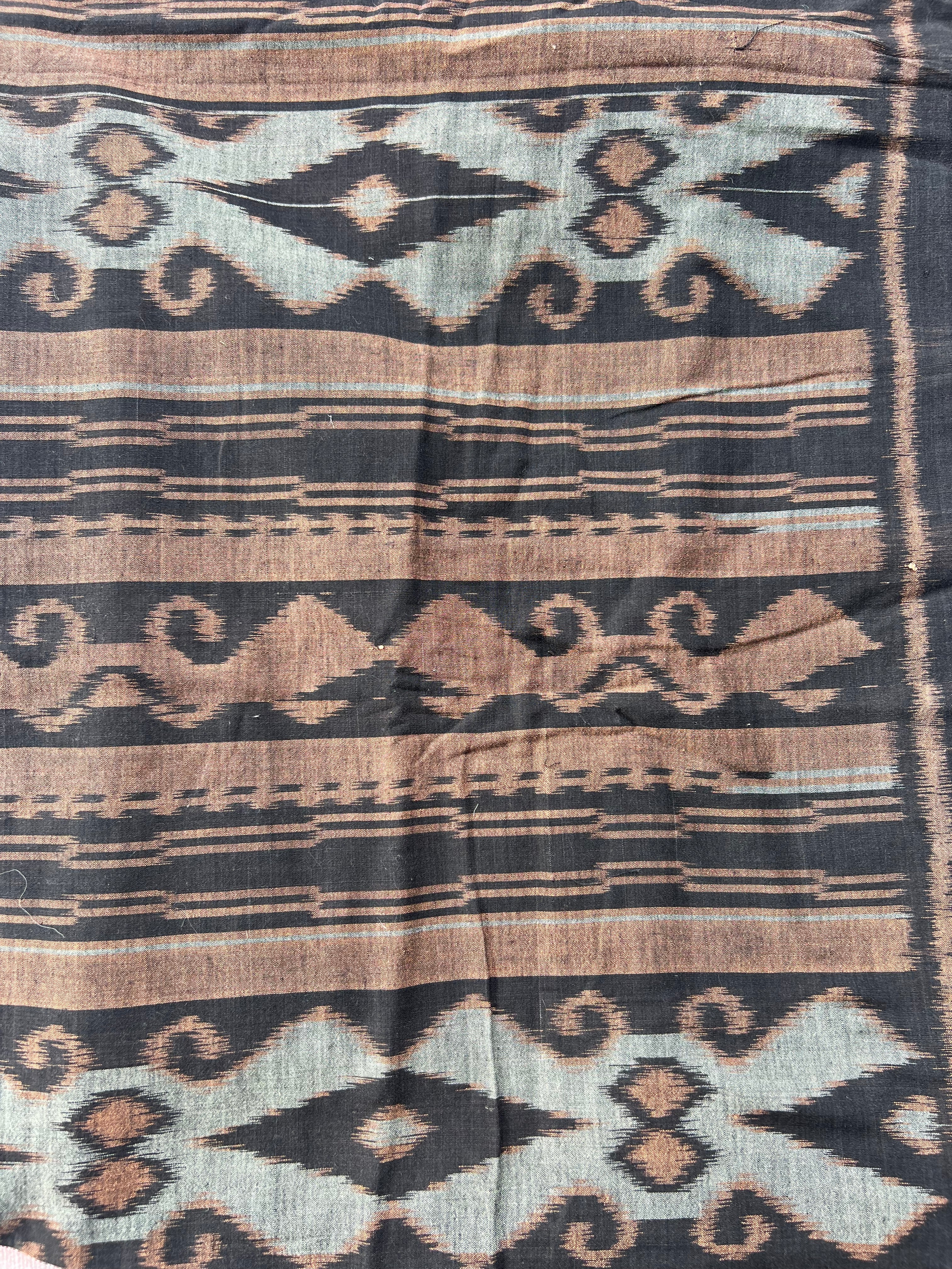 Vintage Indonesian Ikat - Black